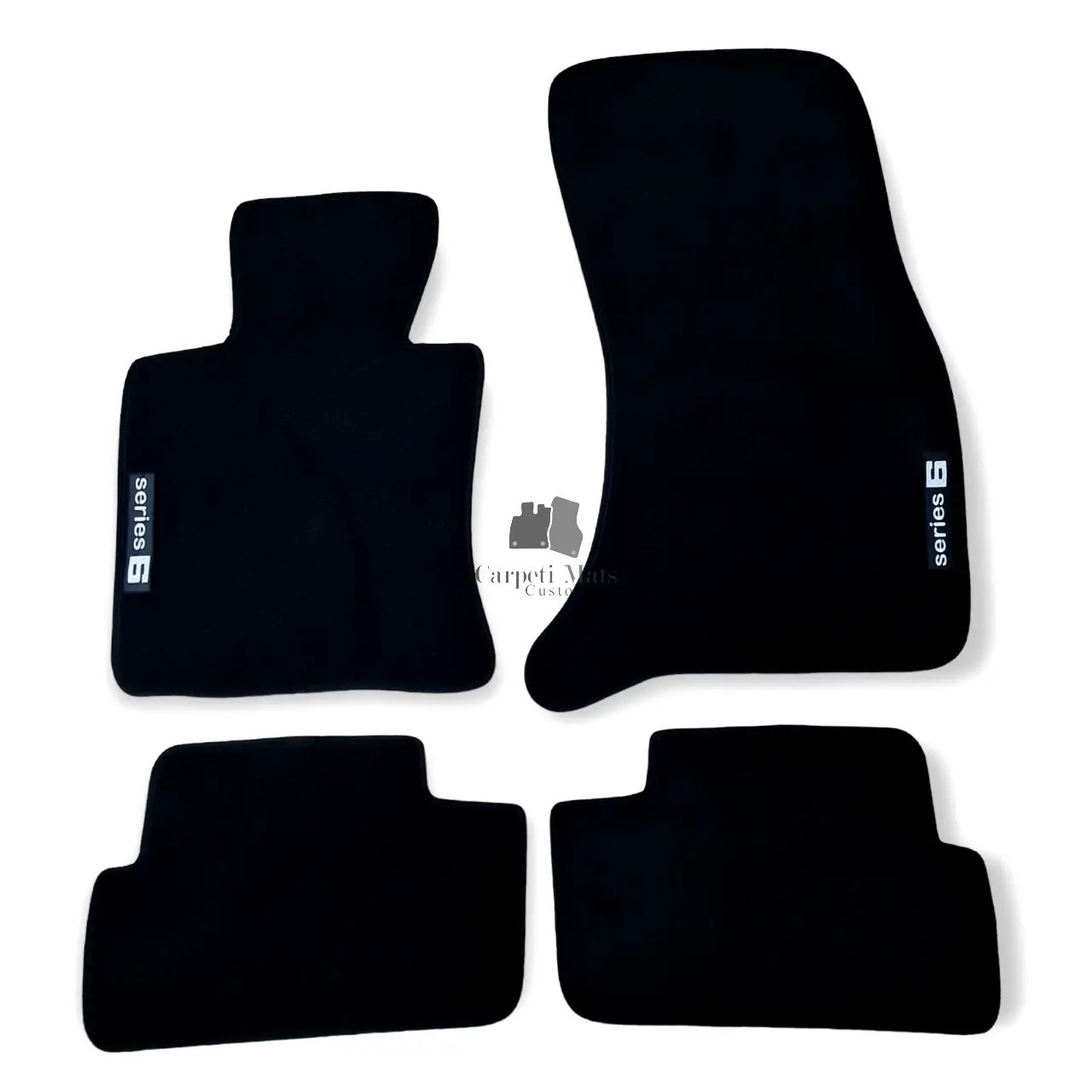 Car Floor Mats Velour For BMW 6 E63 M6 Waterproof Black Carpet Auto Liners New
