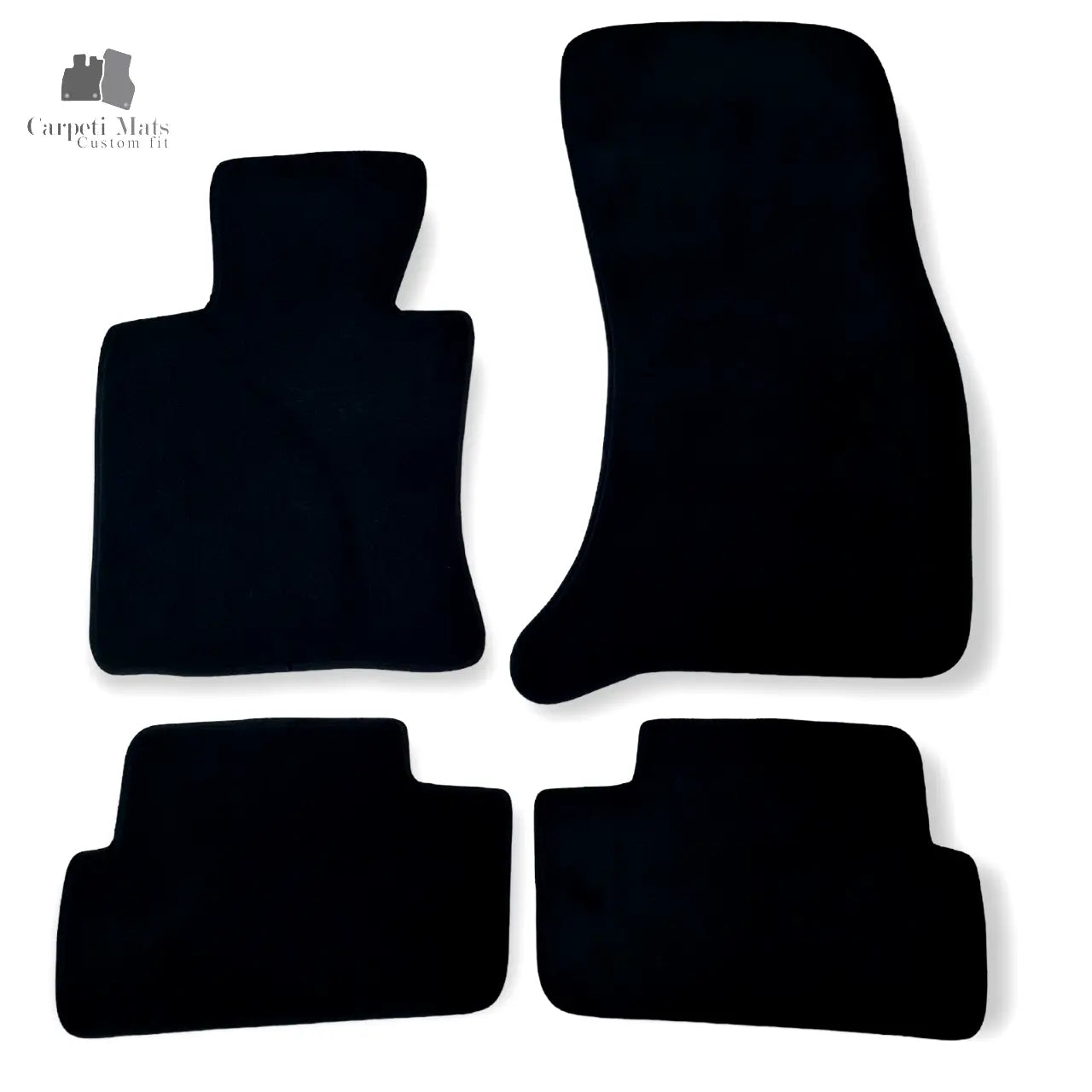 Car Floor Mats Velour For BMW 6 M6 E63 Waterproof Black Carpet Auto Liners New