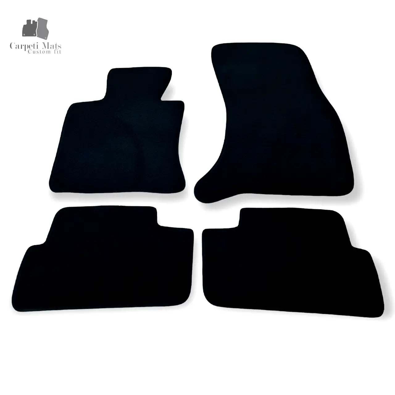 Car Floor Mats Velour For BMW 6 M6 E63 Waterproof Black Carpet Auto Liners New