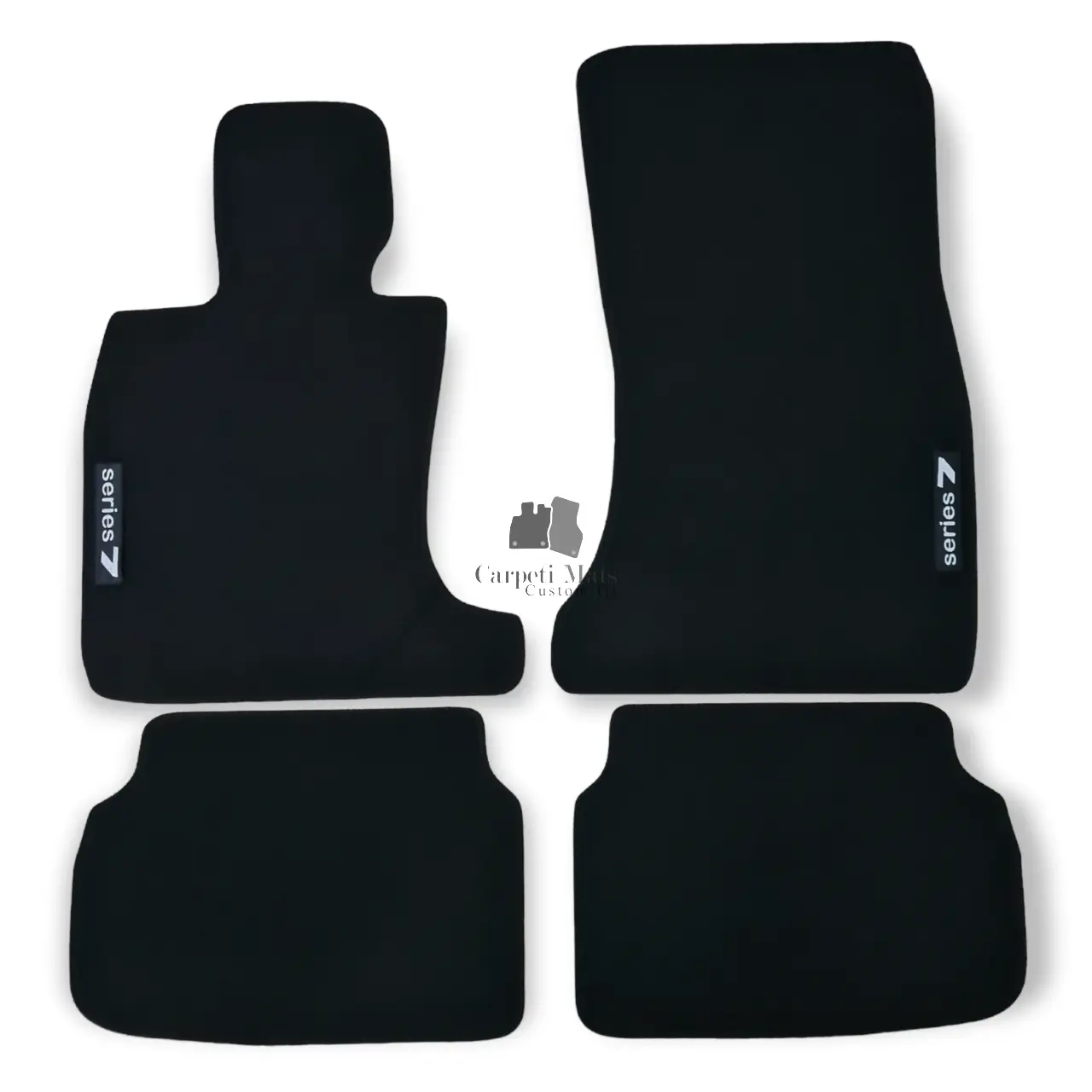 Car Floor Mats Velour For BMW 7 M7 F01 Waterproof Black Carpet Auto Liners New