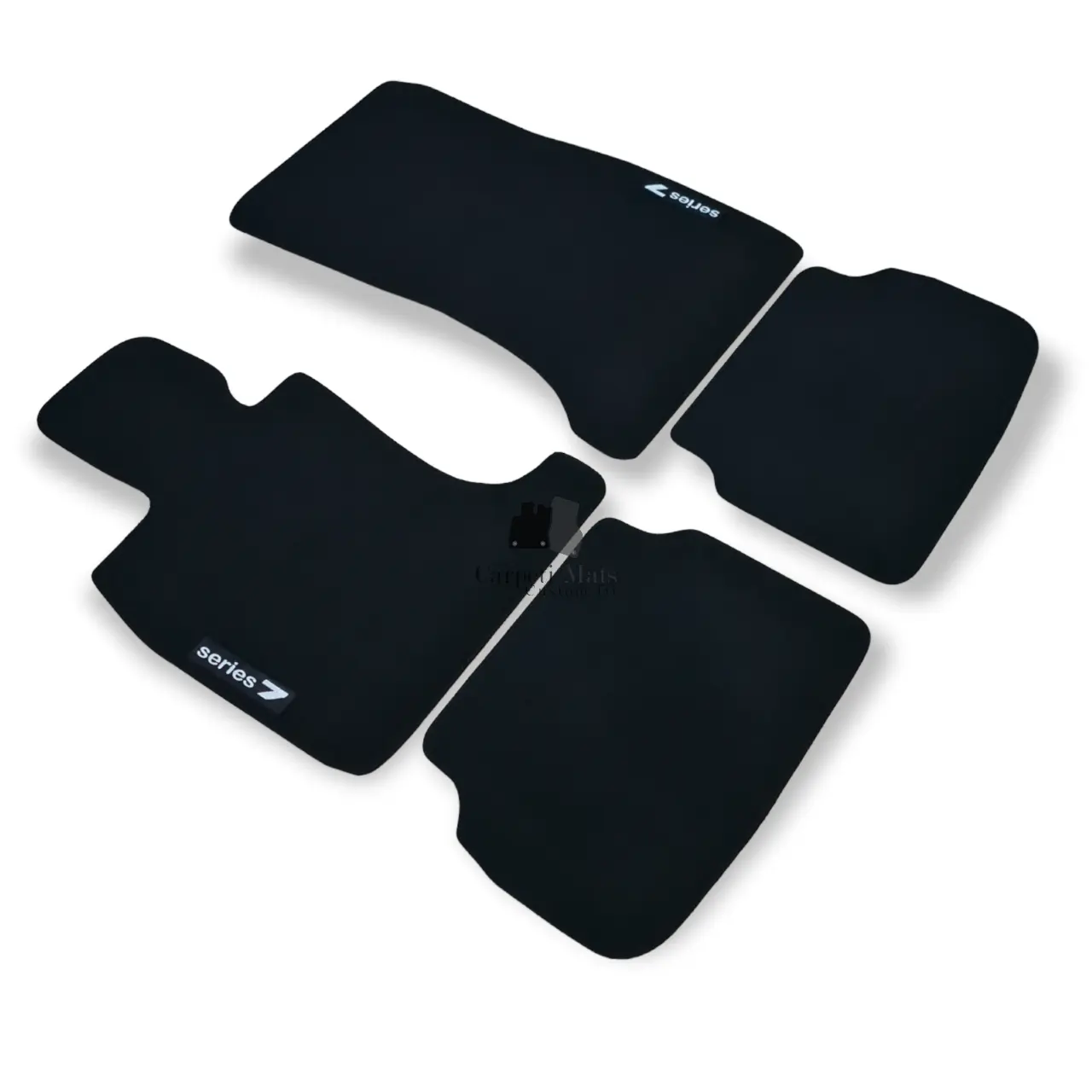 Car Floor Mats Velour For BMW 7 M7 F01 Waterproof Black Carpet Auto Liners New
