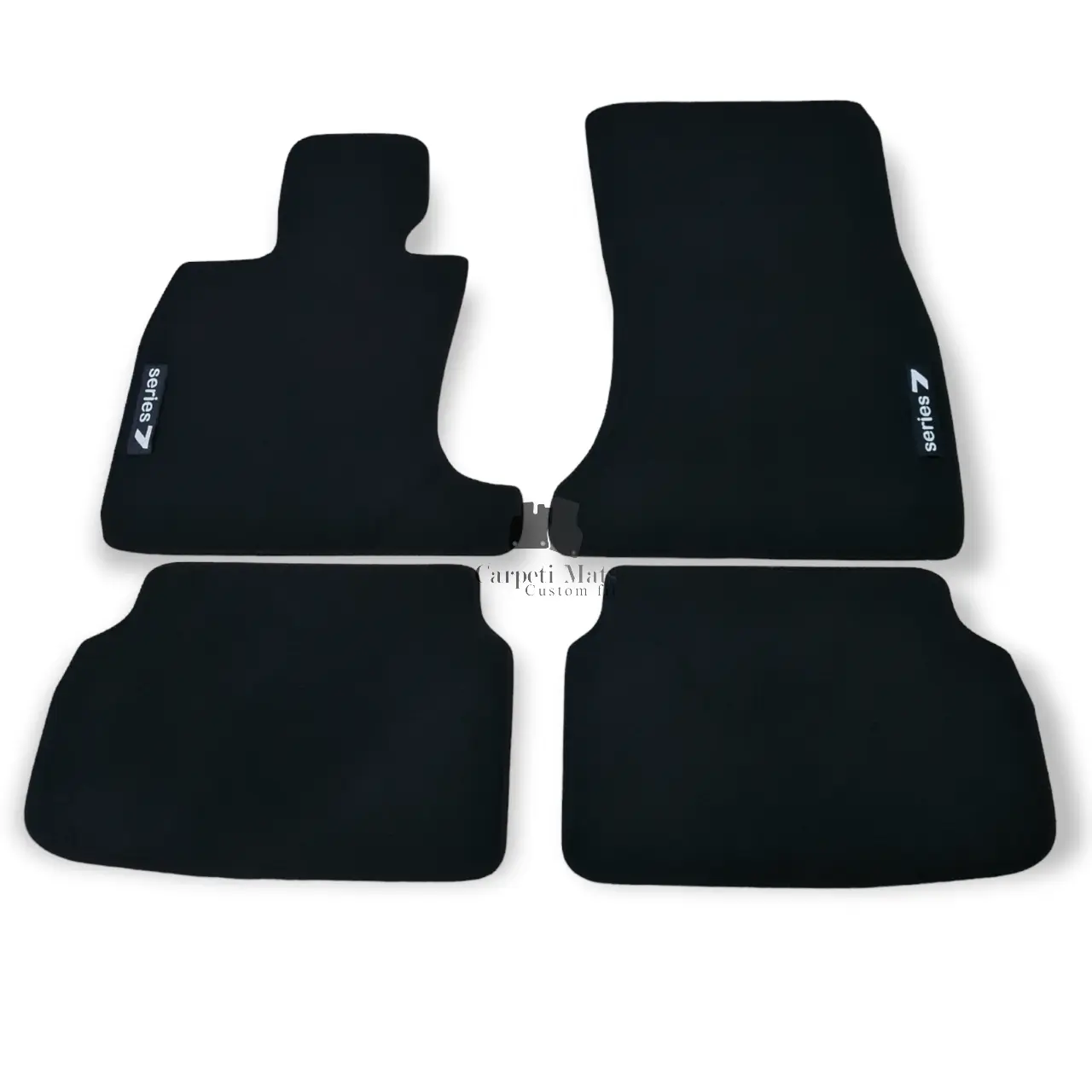 Car Floor Mats Velour For BMW 7 M7 F01 Waterproof Black Carpet Auto Liners New