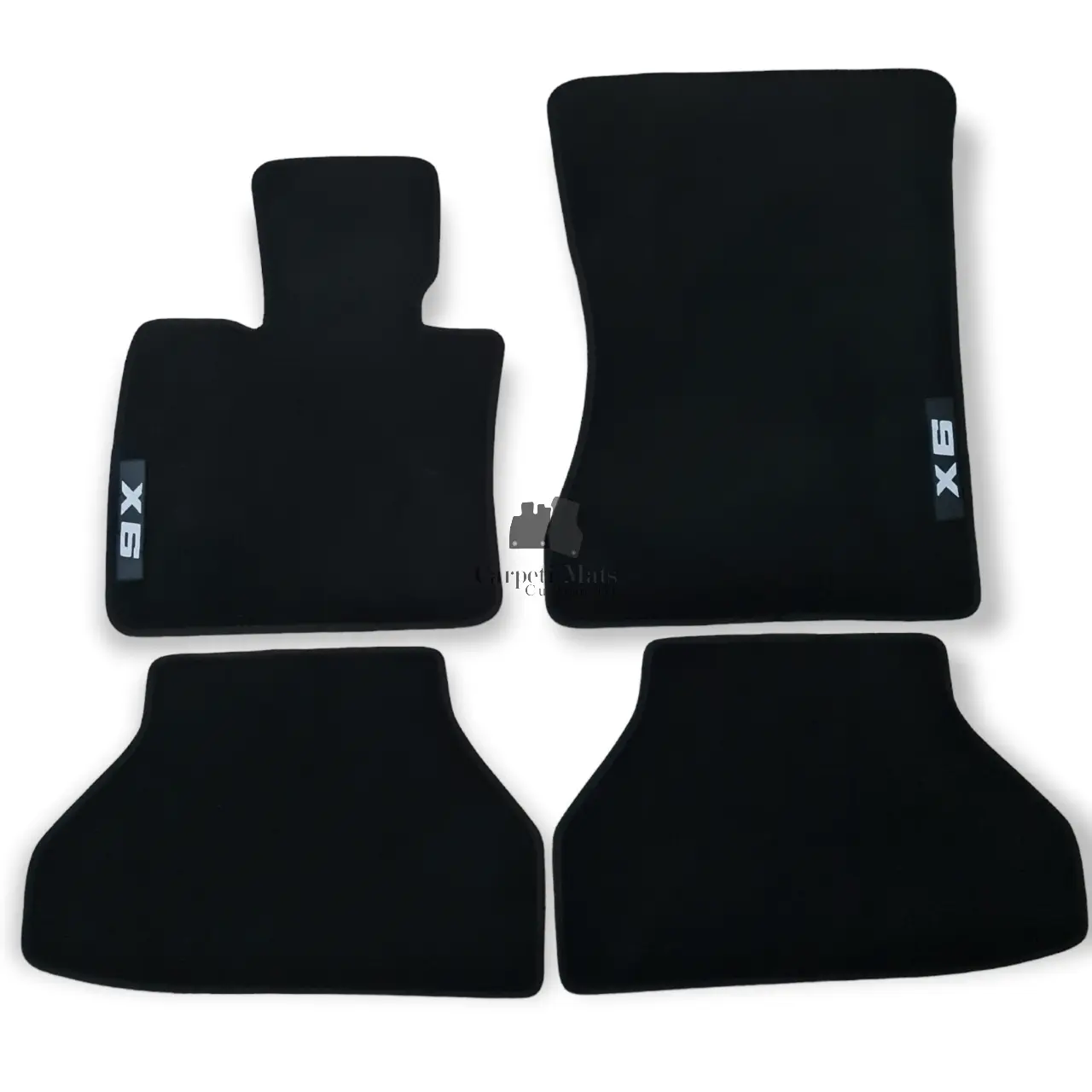 Car Floor Mats Velour For BMW X6 E71 MX6 Waterproof Black Carpet Auto Liners New