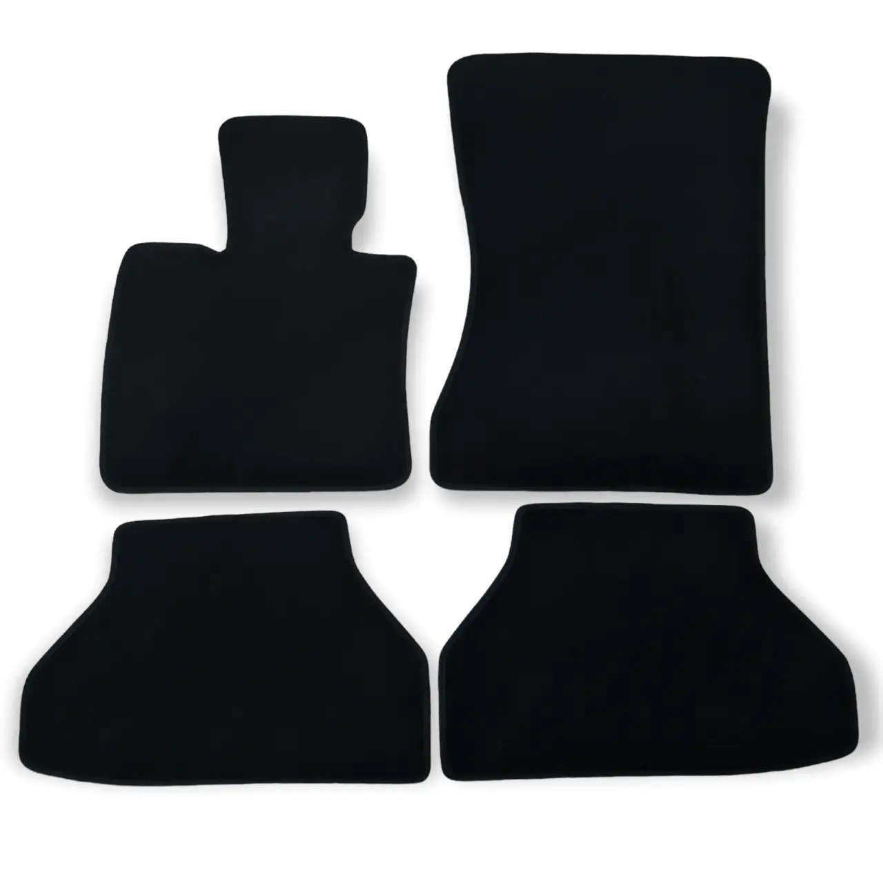 Car Floor Mats Velour For BMW X6 E71 MX6 Waterproof Black Carpet Auto Liners New