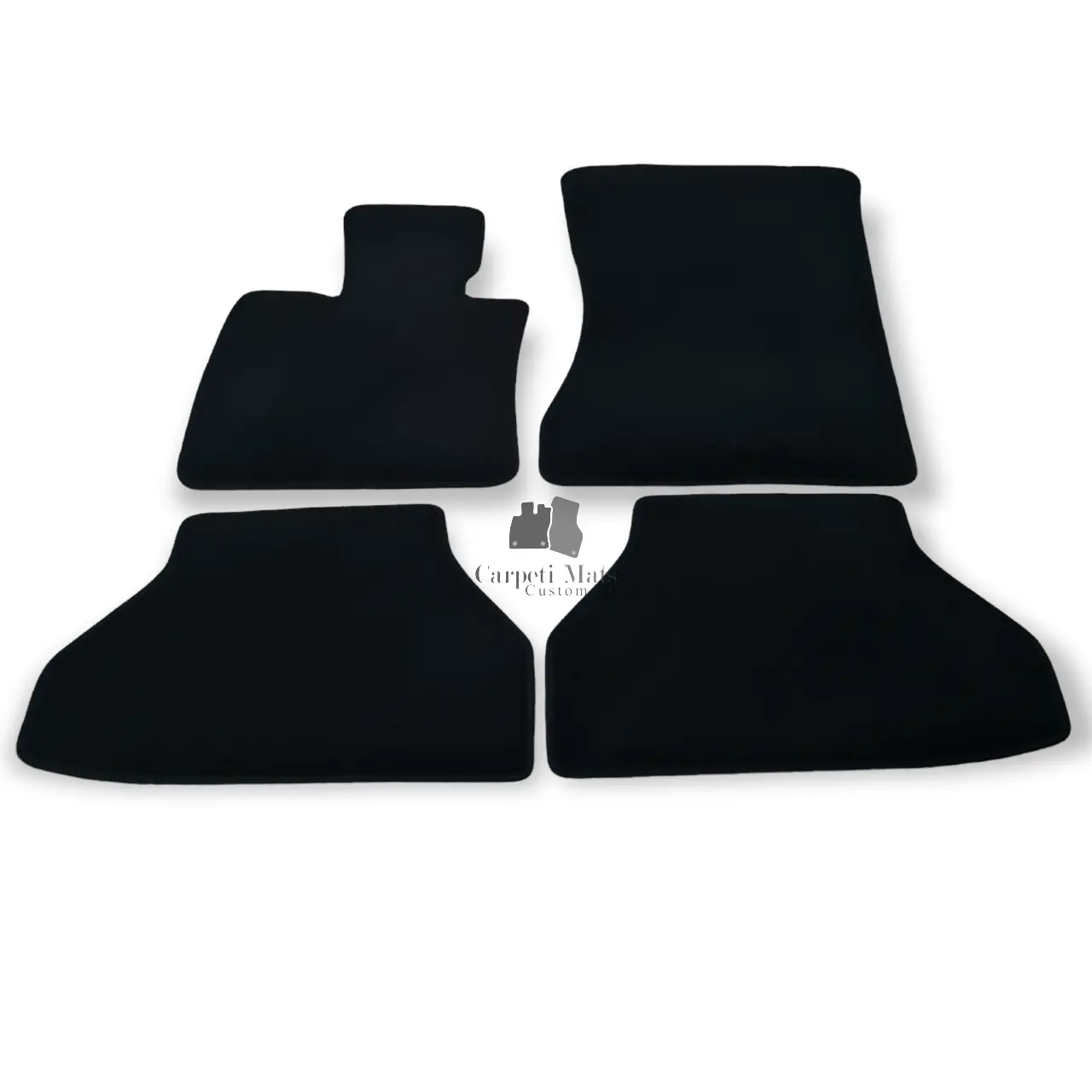 Car Floor Mats Velour For BMW X6 E71 MX6 Waterproof Black Carpet Auto Liners New