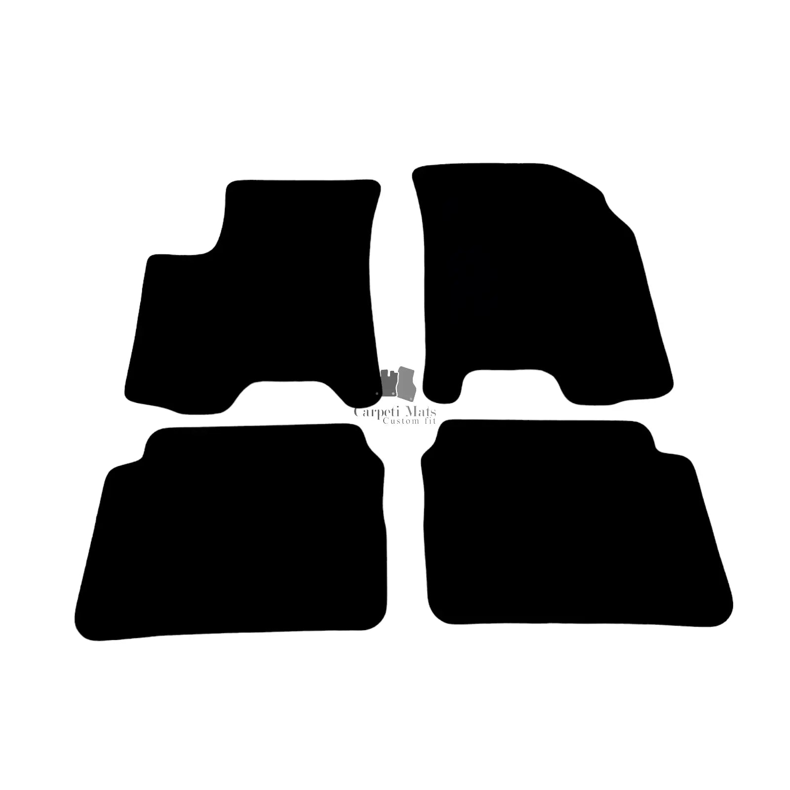 Car Floor Mats Velour For Chevrolet Aveo Waterproof Black Carpet Auto Liners
