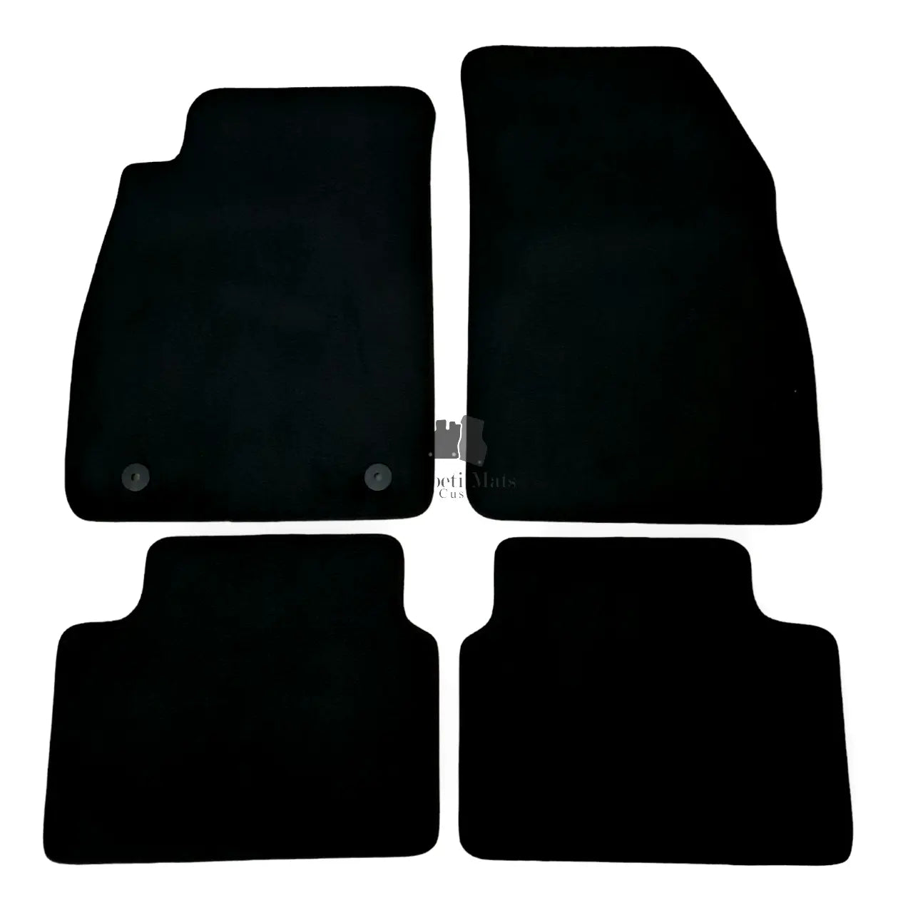 Car Floor Mats Velour For Chevrolet Malibu Waterproof Black Carpet Auto Liners