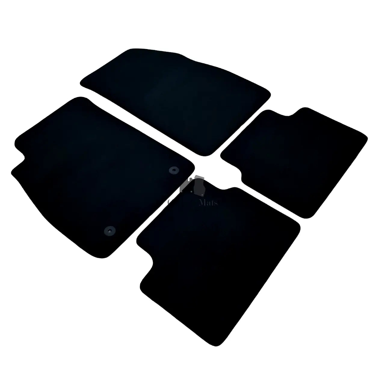 Car Floor Mats Velour For Chevrolet Malibu Waterproof Black Carpet Auto Liners