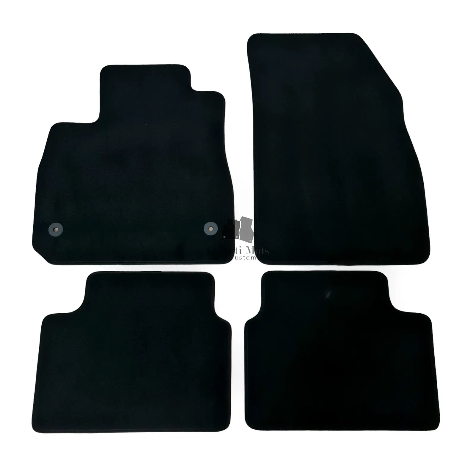 Car Floor Mats Velour For Chevrolet Malibu Waterproof Black Carpet Auto Liners