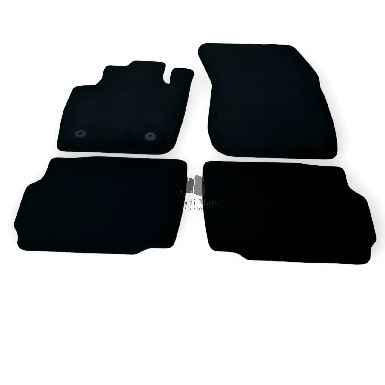 Car Floor Mats Velour For Ford Fusion Waterproof Black Carpet Rugs Auto Liners