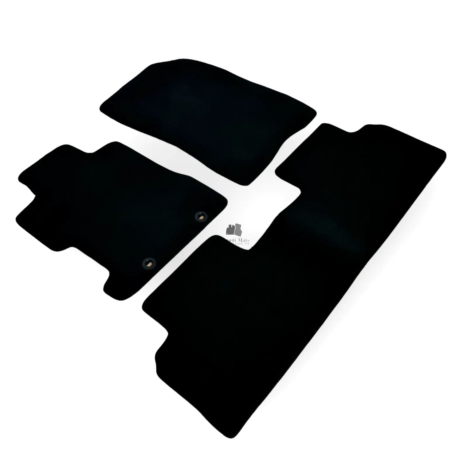 Car Floor Mats Velour For Honda Civic Coupe Waterproof Black Carpet Auto Liners