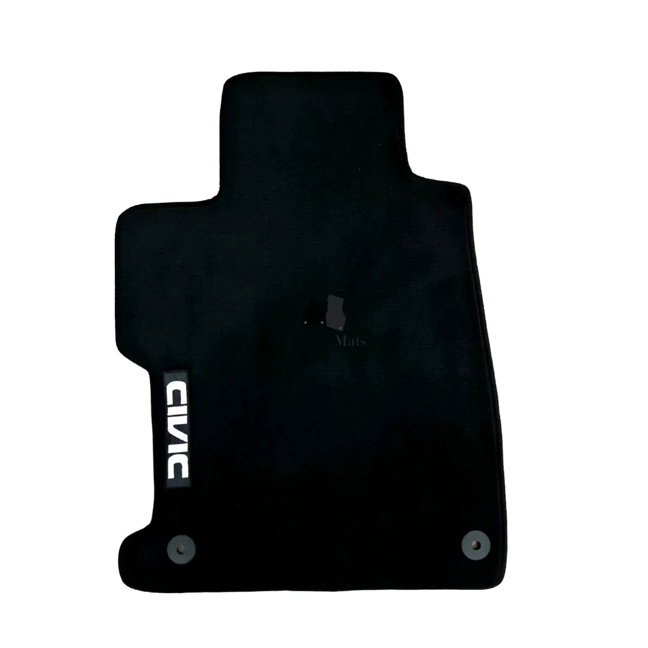 Car Floor Mats Velour For Honda Civic Sedan Waterproof Black Carpet Auto Liners