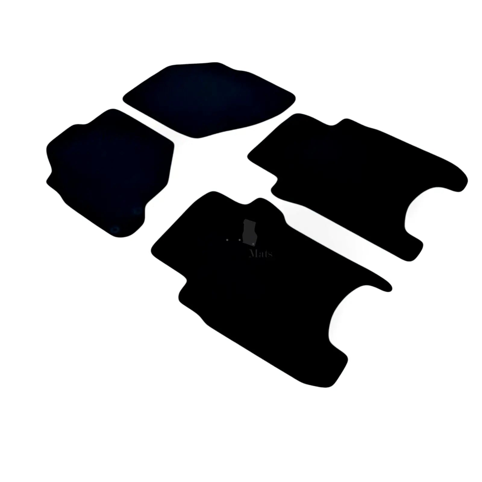 Car Floor Mats Velour For Honda Fit Waterproof Black Carpet Rugs Auto Liners New