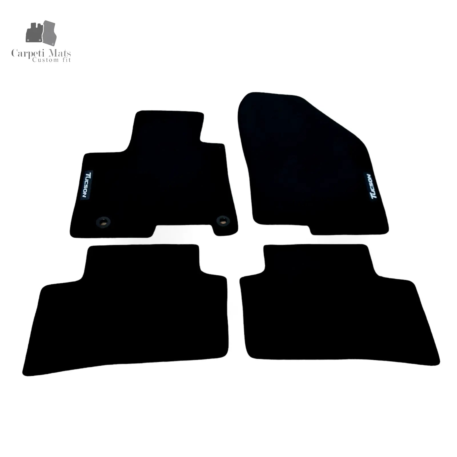 Car Floor Mats Velour For Hyundai Tucson Waterproof Black Carpet Auto Liners New