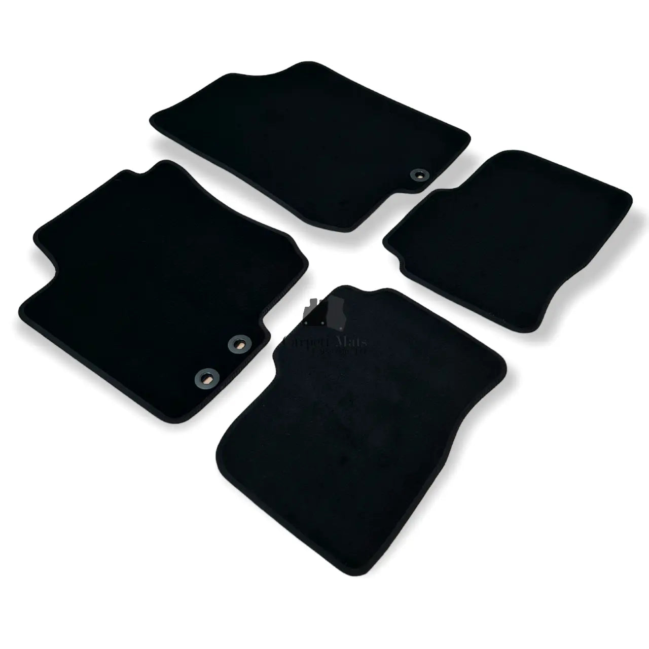 Car Floor Mats Velour For Kia Ceed Waterproof Black Carpet Rugs Auto Liners New