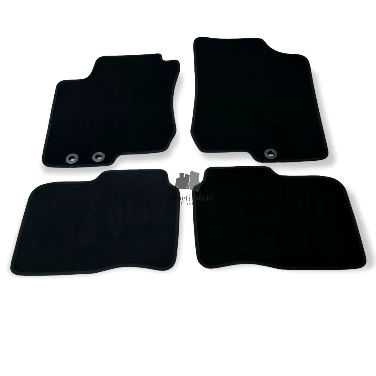 Car Floor Mats Velour For Kia Ceed Waterproof Black Carpet Rugs Auto Liners New