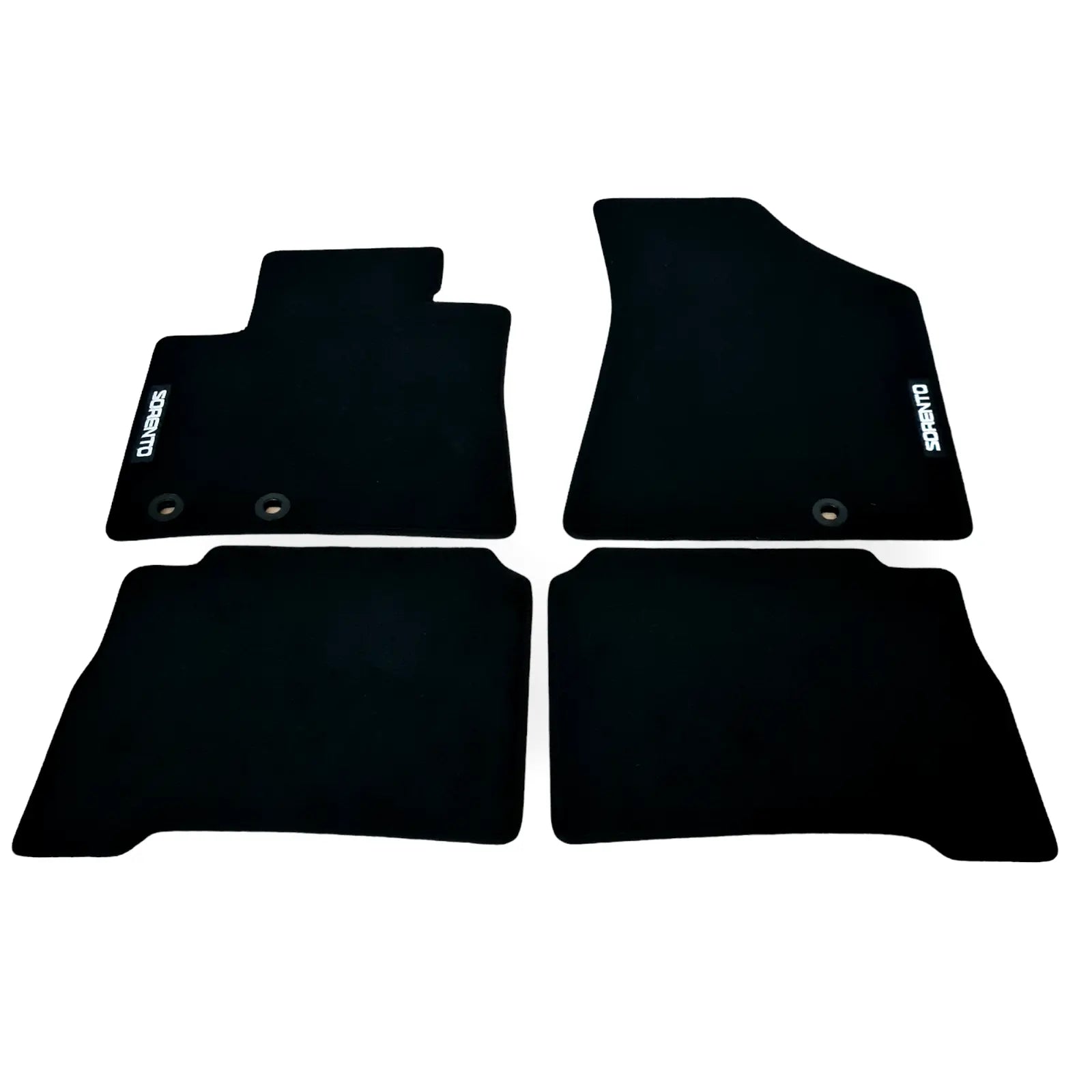Car Floor Mats Velour For Kia Sorento Waterproof Black Carpet Rugs Auto Liners