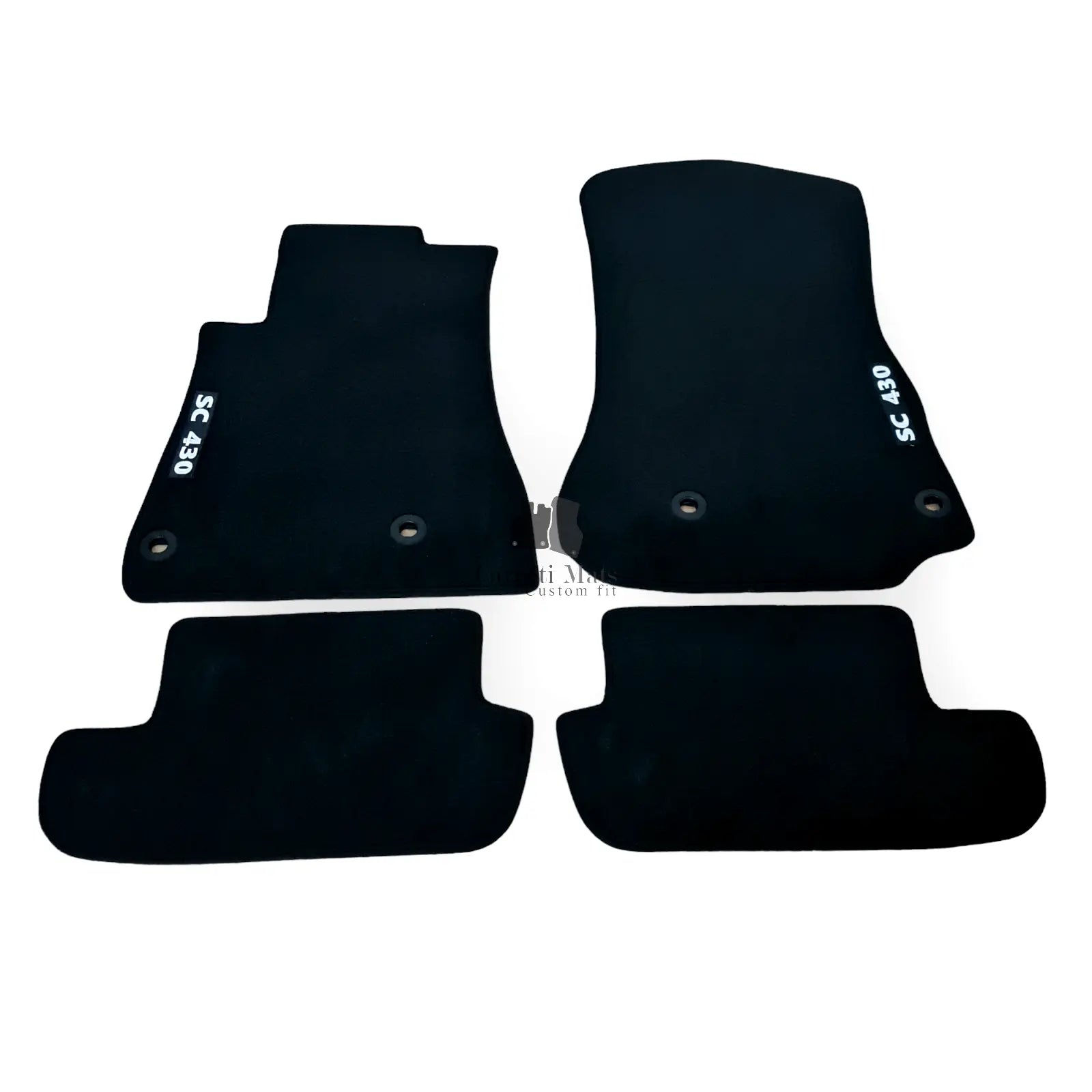 Car Floor Mats Velour For Lexus SC 430 Waterproof Black Carpet Rugs Auto Liners