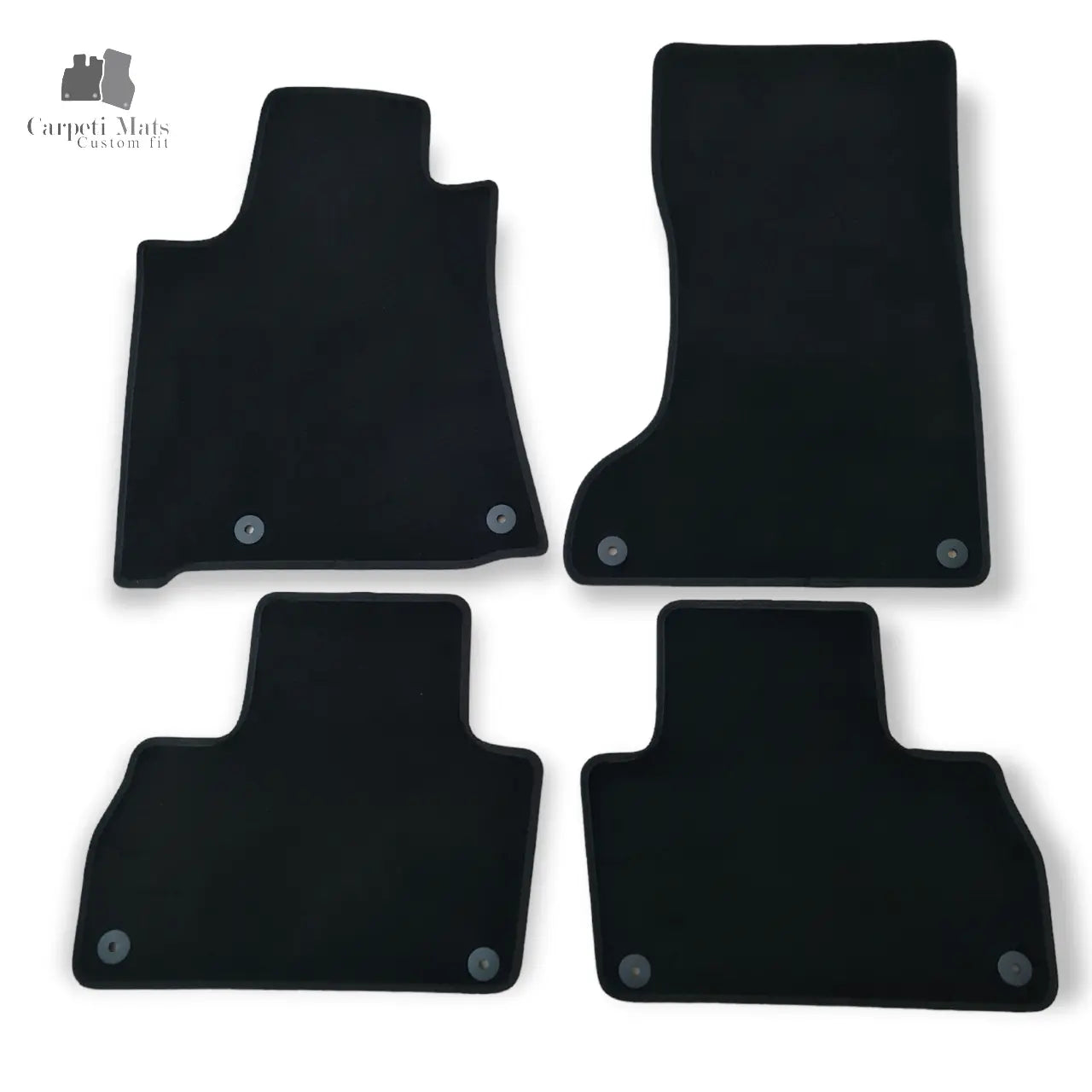 Car Floor Mats Velour For Maserati Levante Waterproof Black Carpet Auto Liners