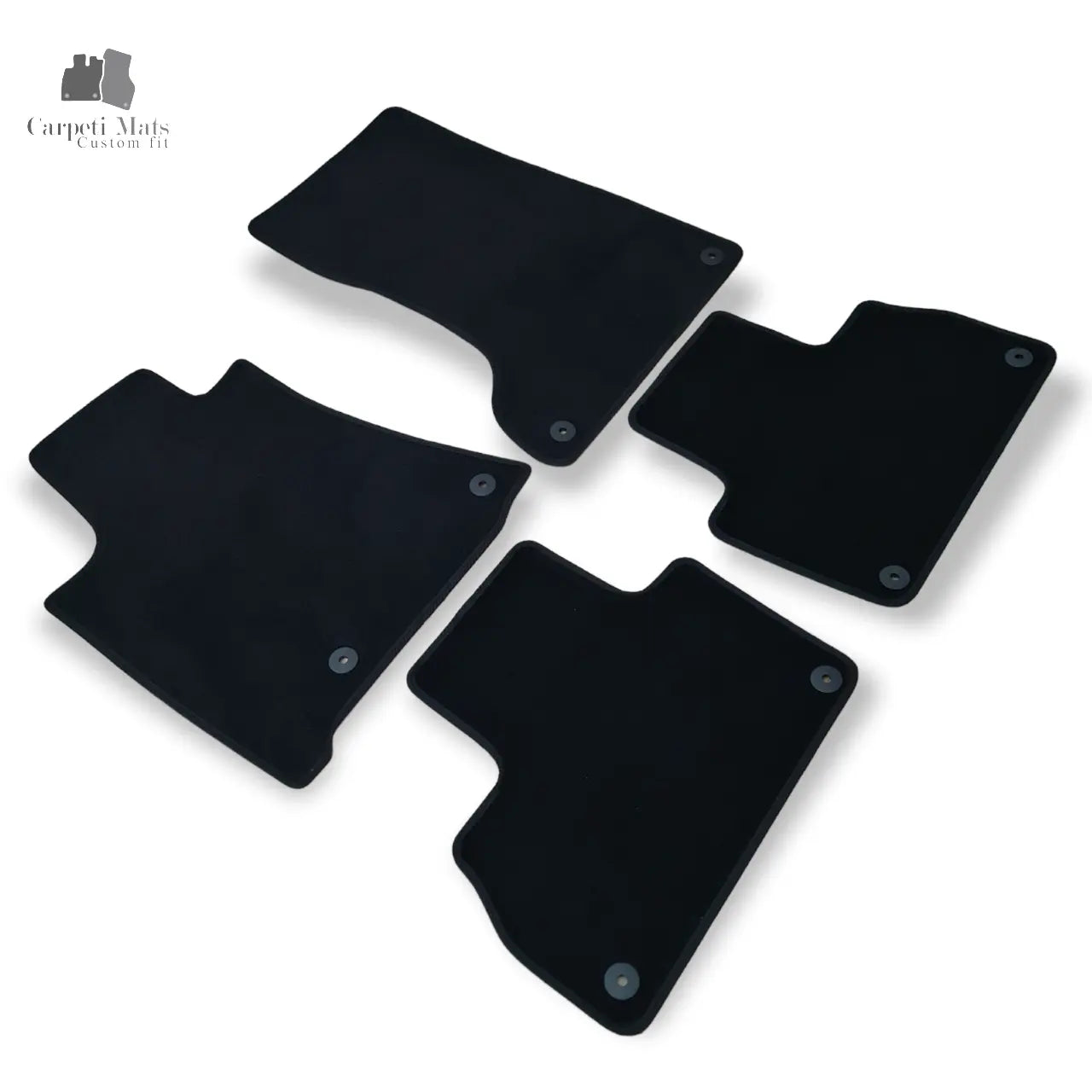 Car Floor Mats Velour For Maserati Levante Waterproof Black Carpet Auto Liners