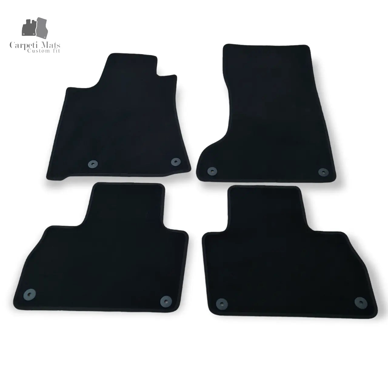 Car Floor Mats Velour For Maserati Levante Waterproof Black Carpet Auto Liners