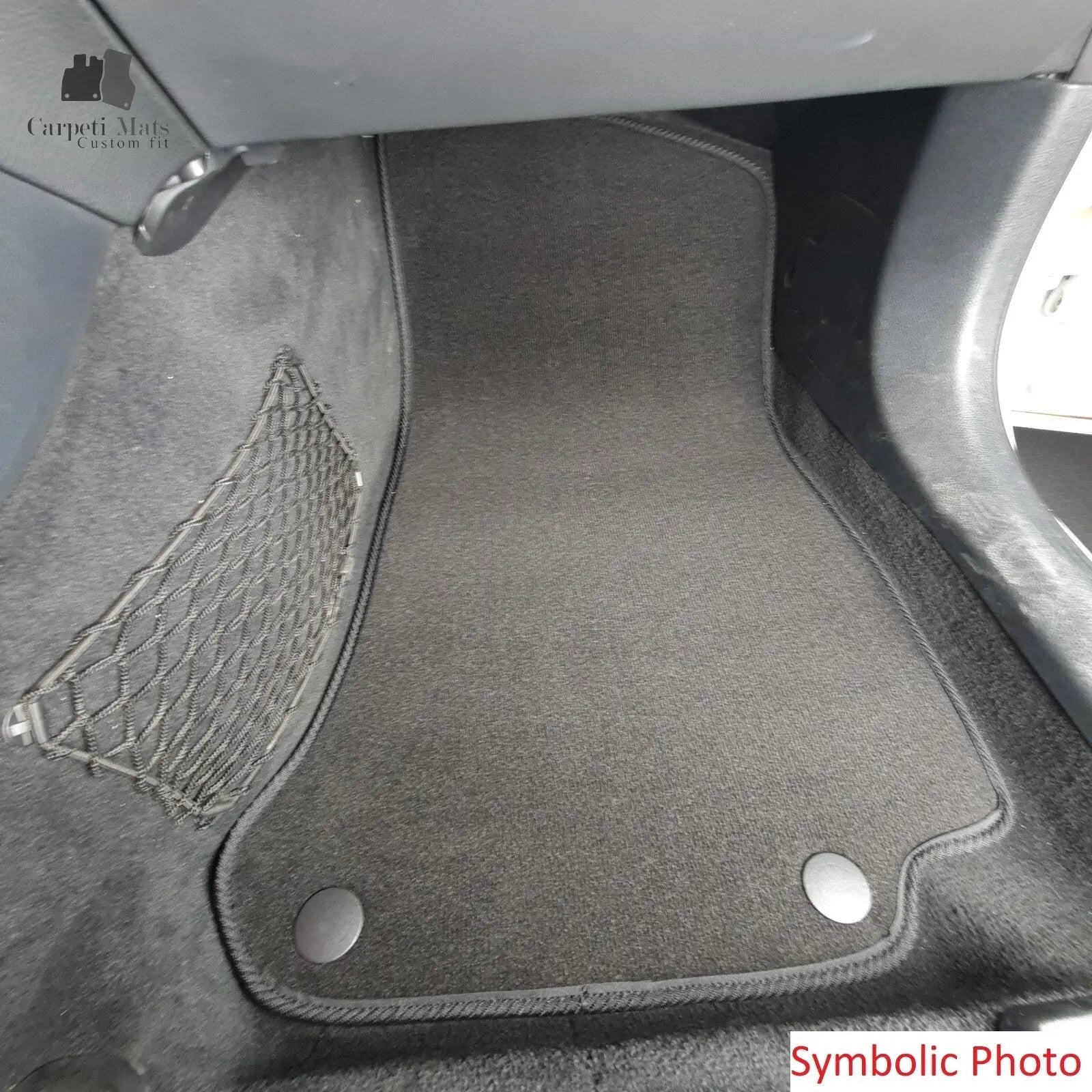 Car Floor Mats Velour For Maserati Levante Waterproof Black Carpet Auto Liners