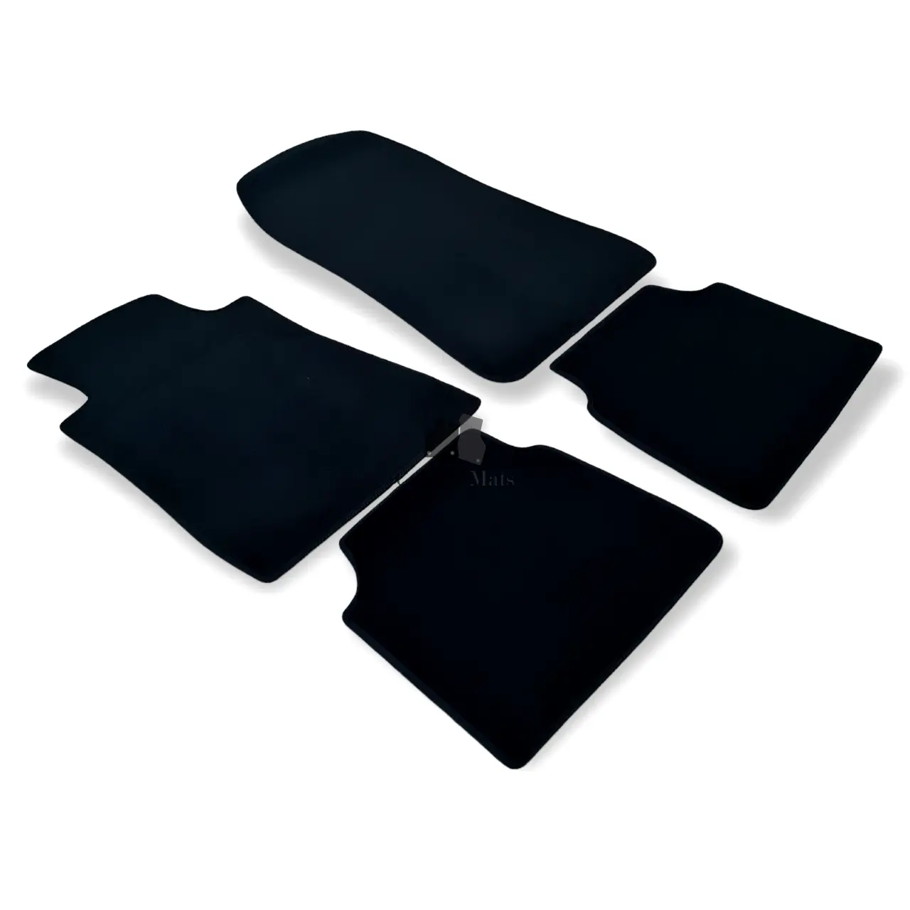 Car Floor Mats Velour For Mercedes C Class 190 W201 Auto Liners Waterproof Black
