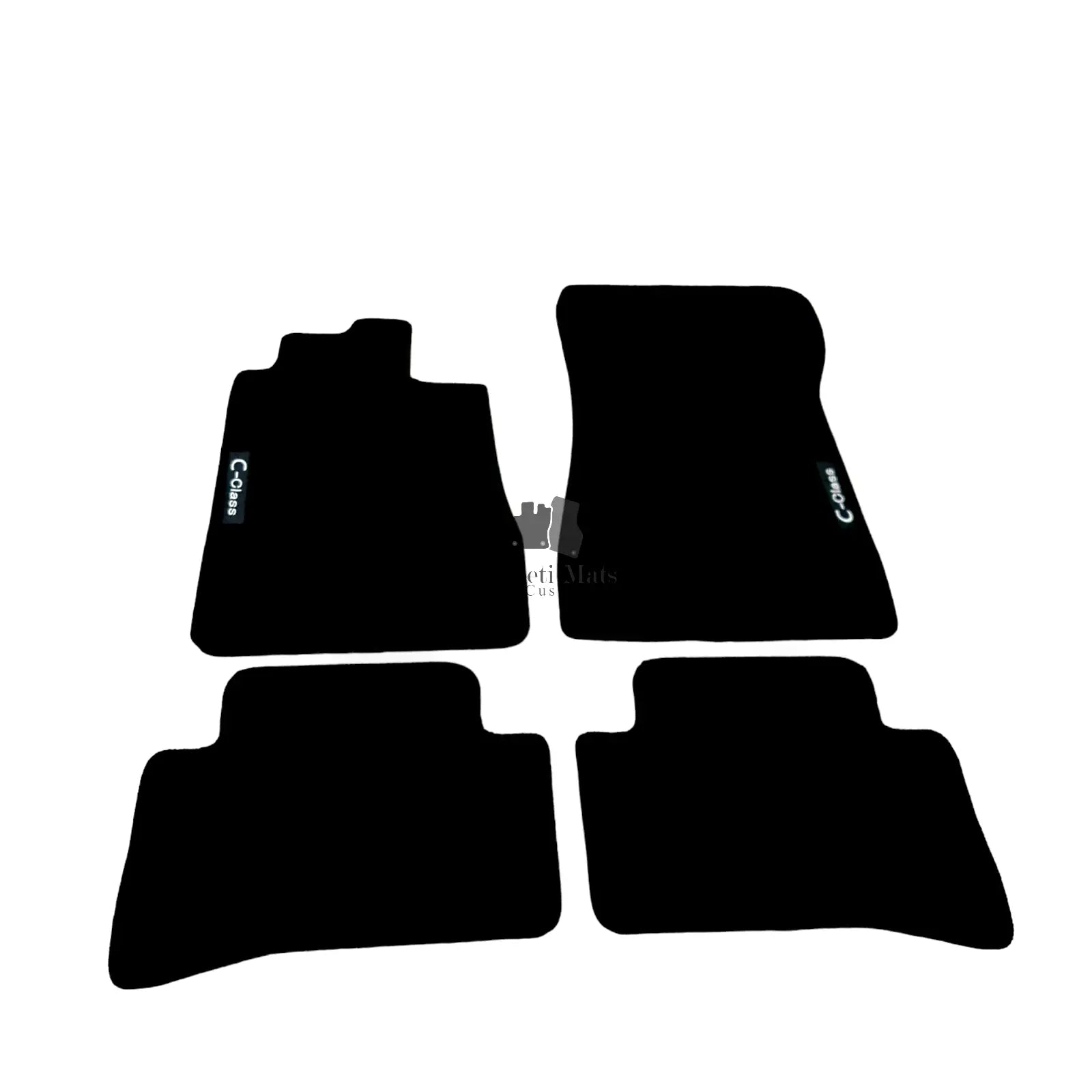 Car Floor Mats Velour For Mercedes C Class W202 Auto Liners Waterproof Black New