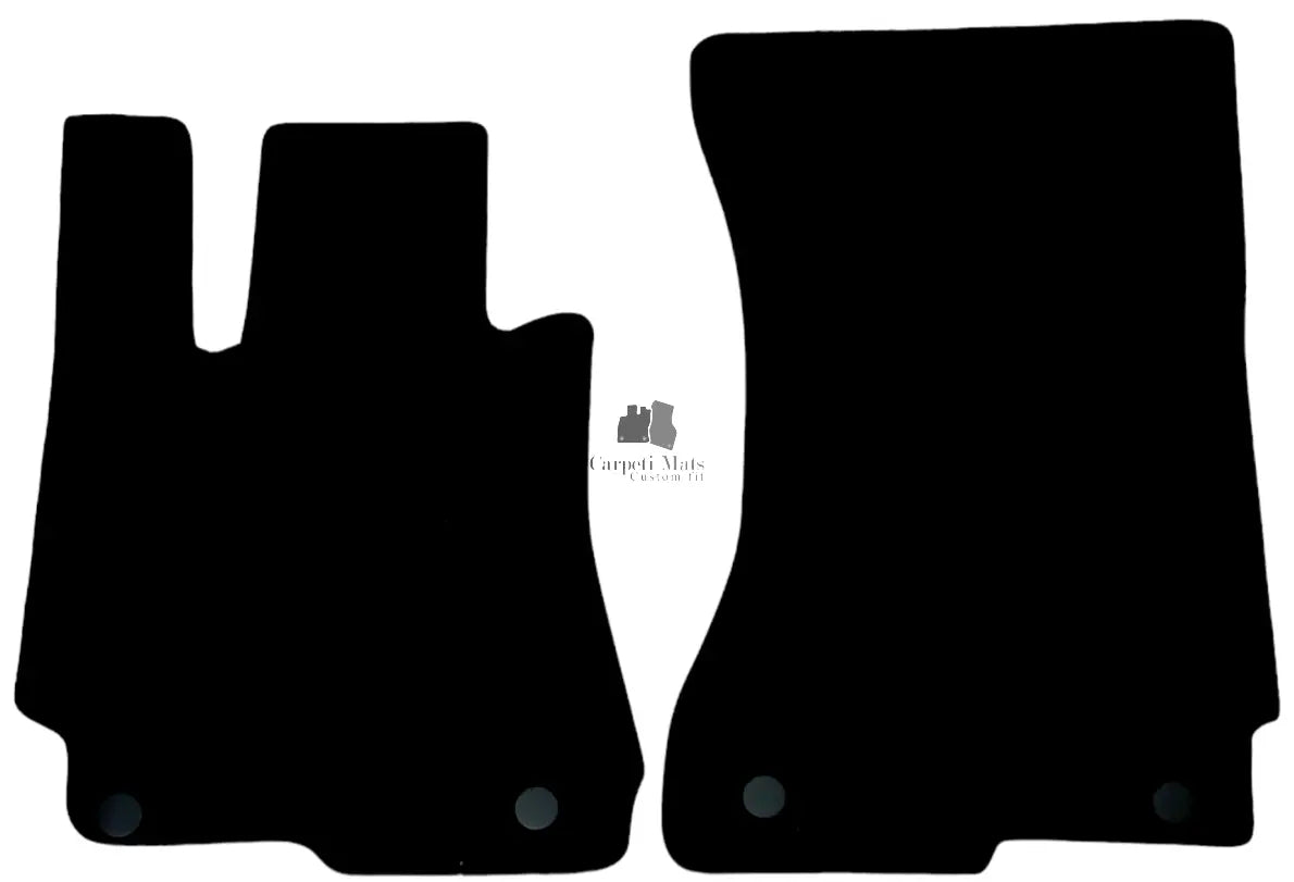 Car Floor Mats Velour For Mercedes CL C216 Auto Liners Waterproof Black 2P Front