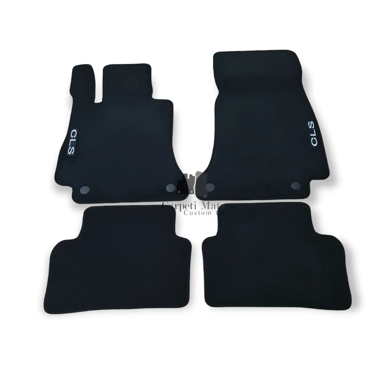 Car Floor Mats Velour For Mercedes CLS C257 Auto Liners Waterproof Black Carpet