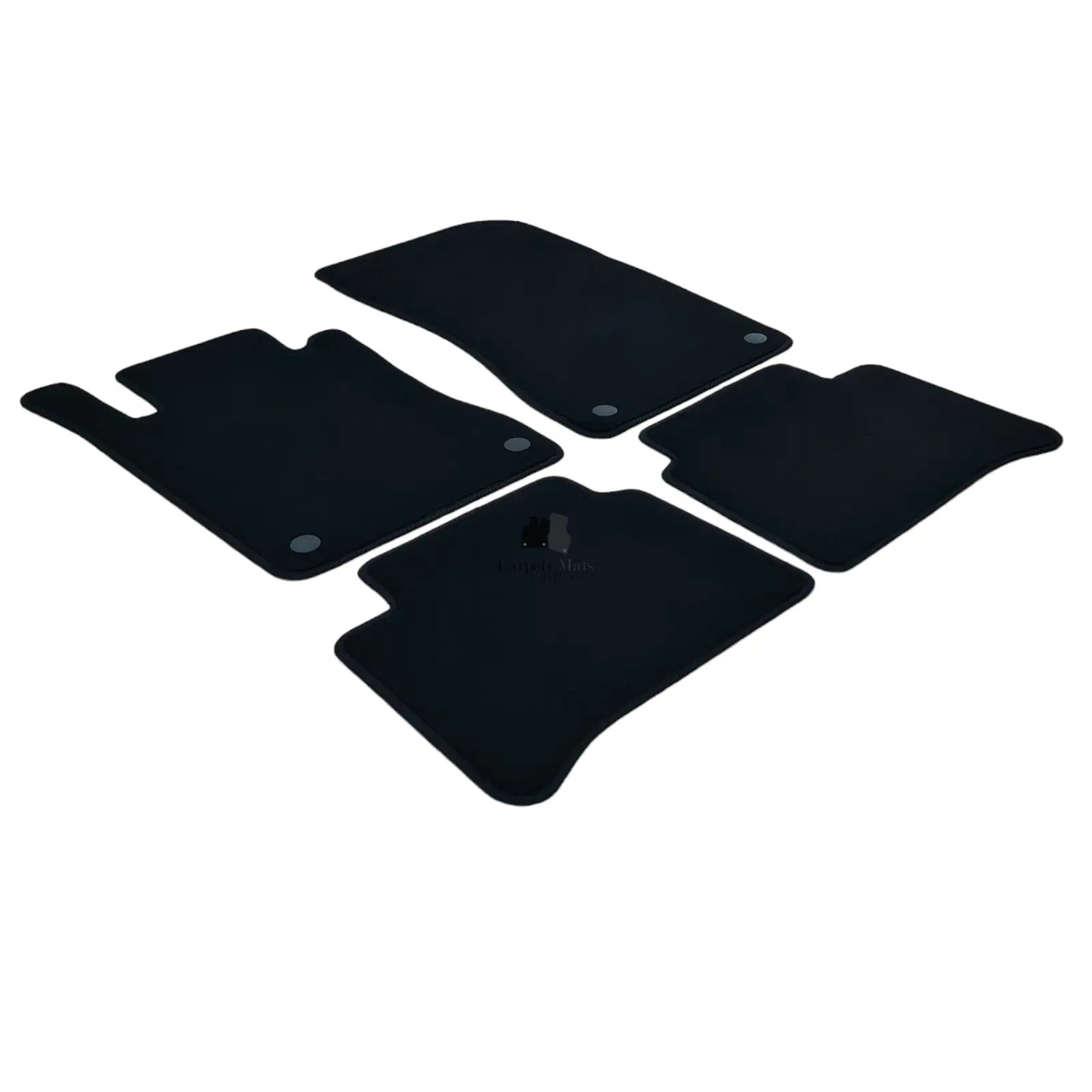 Car Floor Mats Velour For Mercedes E Class W211 Waterproof Black Carpet Rugs New