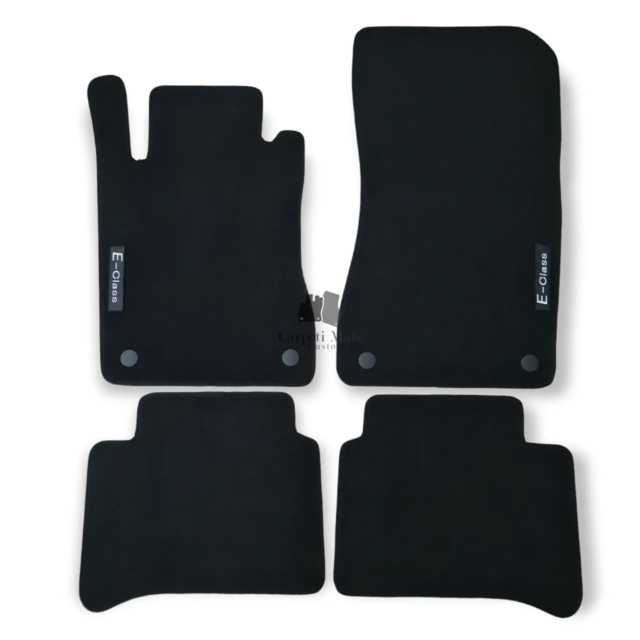 Car Floor Mats Velour For Mercedes E Class W211 Waterproof Black Carpet Rugs New