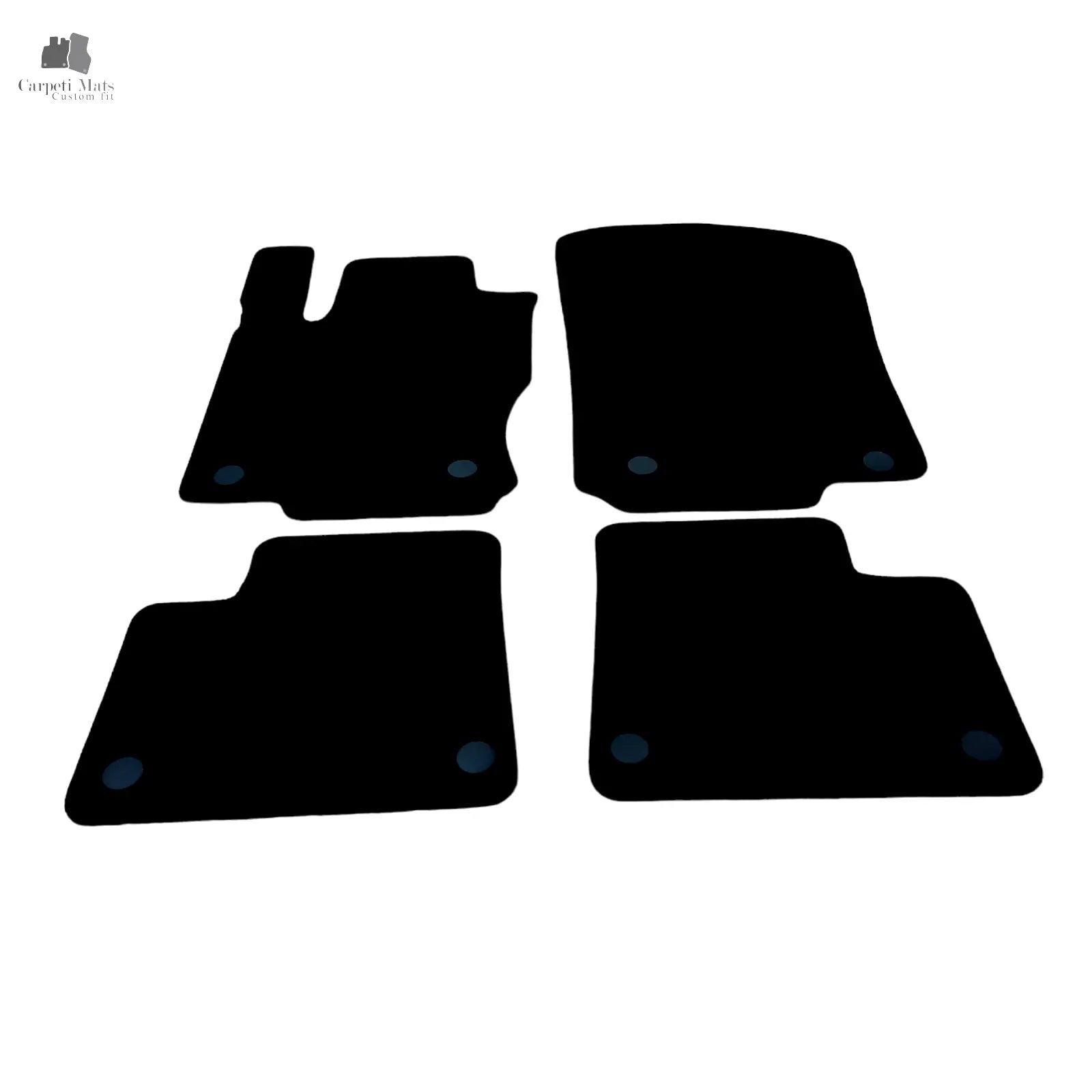 Car Floor Mats Velour For Mercedes GL X166 Auto Liners Waterproof Black Carpet