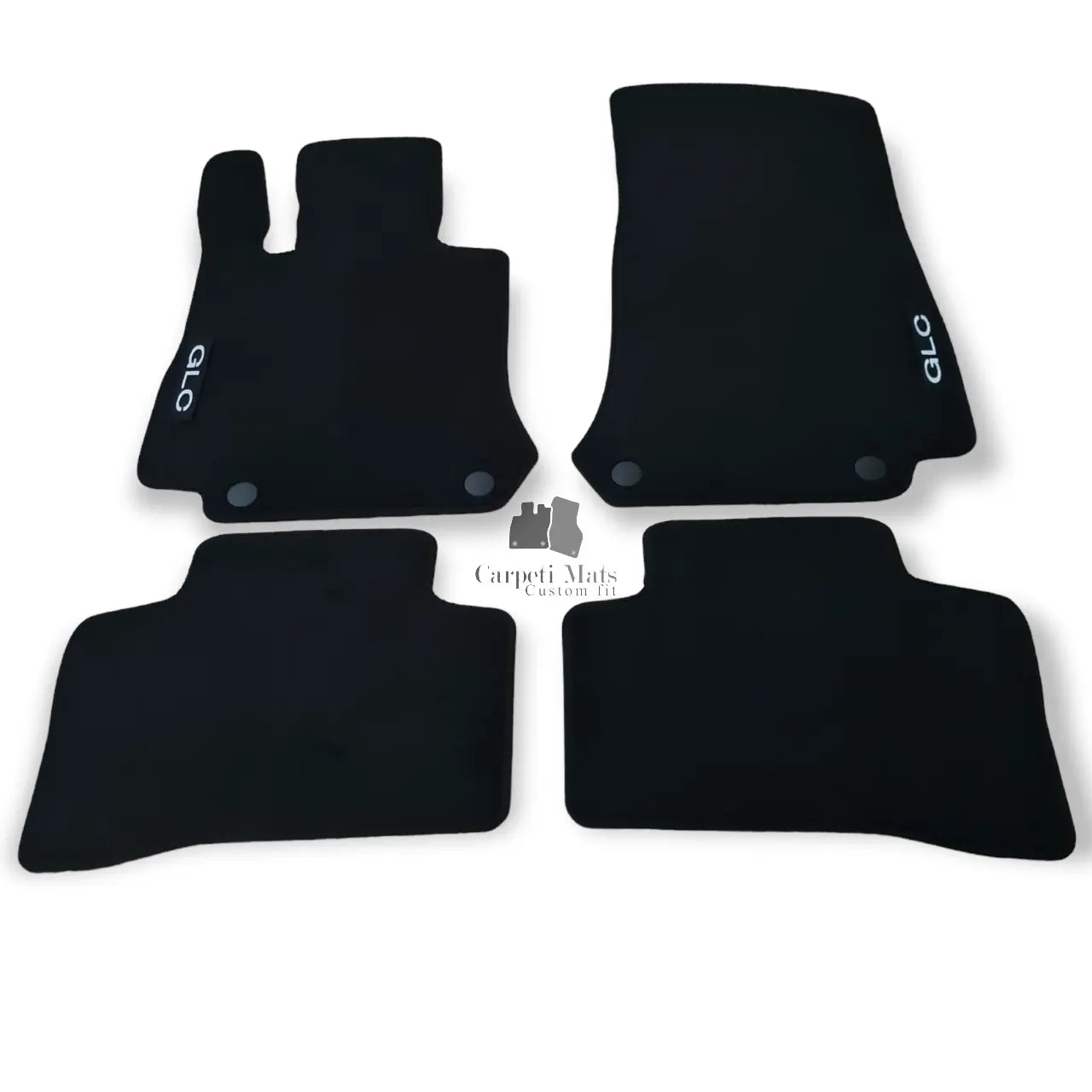 Car Floor Mats Velour For Mercedes GLC X253 Auto Liners Waterproof Black Carpet