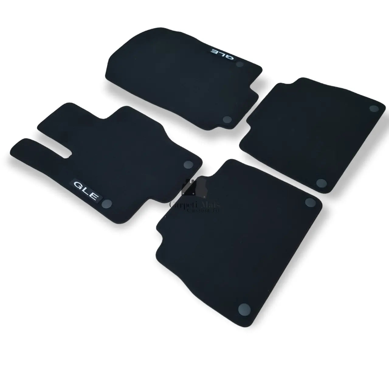 Car Floor Mats Velour For Mercedes GLE W167 Auto Liners Waterproof Black Liners