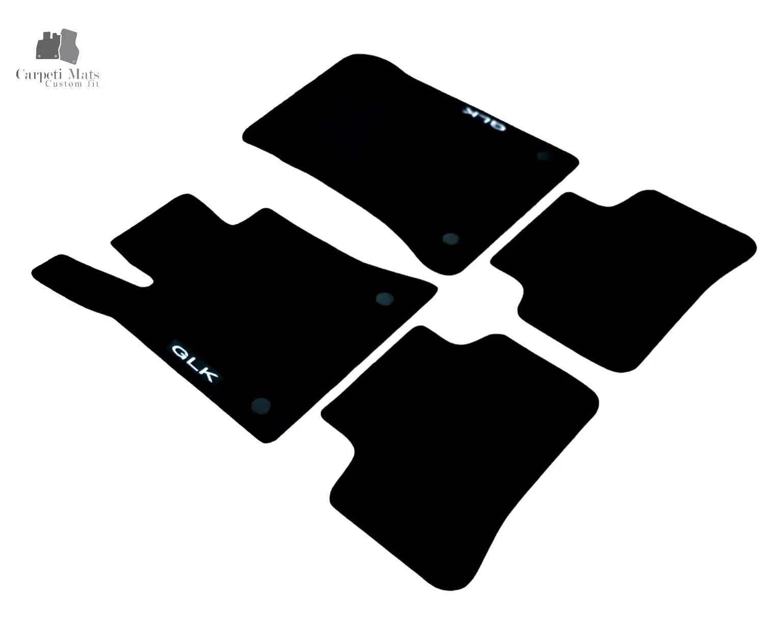 Car Floor Mats Velour For Mercedes GLK All Weather Black Car Rugs Auto Liners