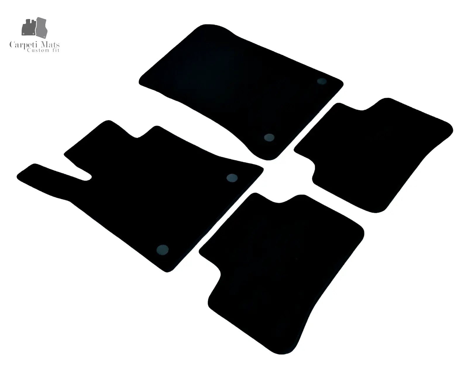 Car Floor Mats Velour For Mercedes GLK Waterproof Black Car Rugs Auto Liners New