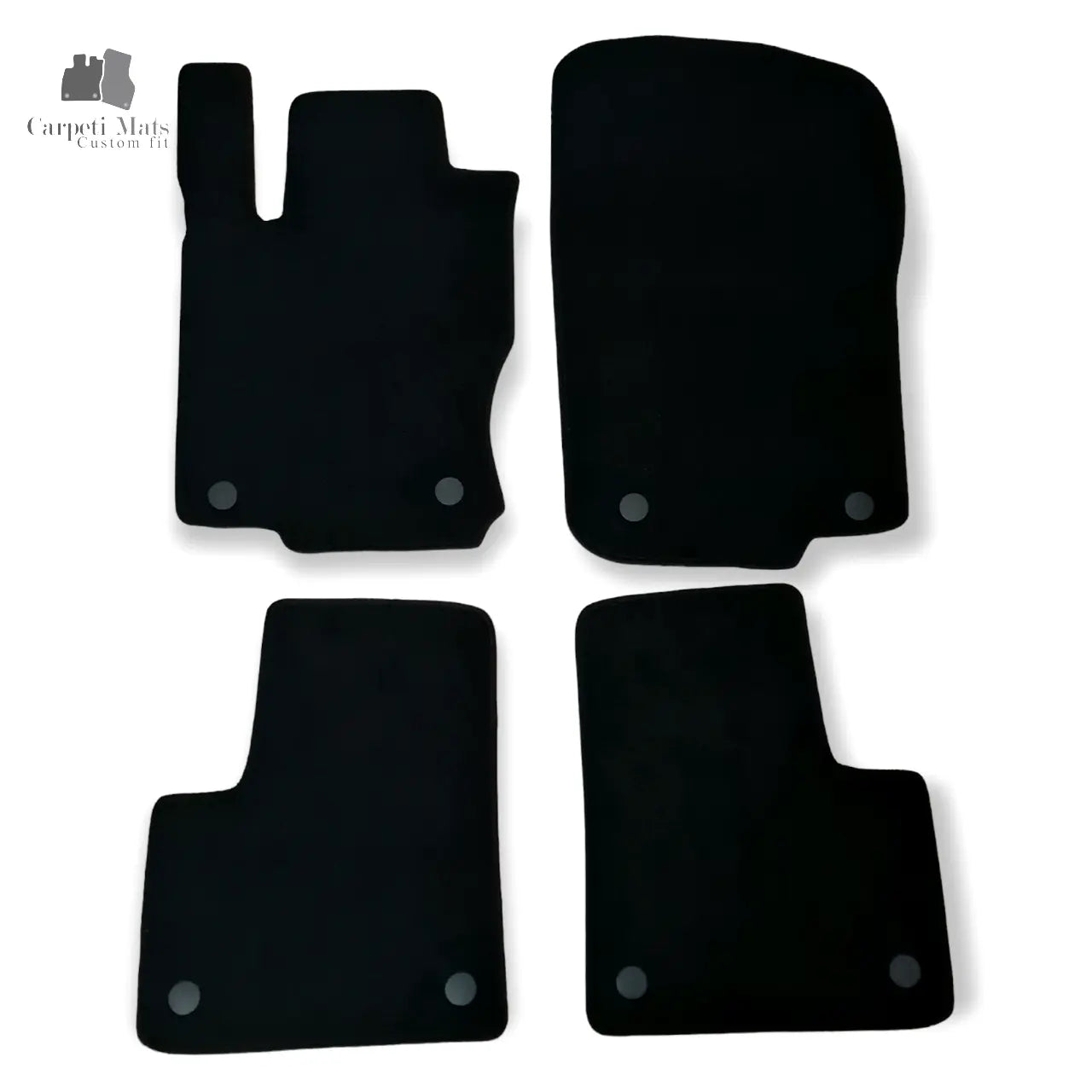Car Floor Mats Velour For Mercedes GLS X166 Auto Liners Waterproof Black Carpet