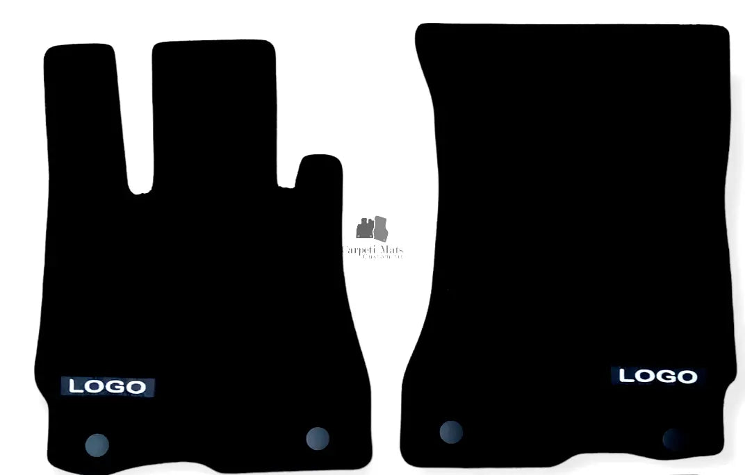 Car Floor Mats Velour For Mercedes S-Class AMG Long Liners Waterproof 2pc Front