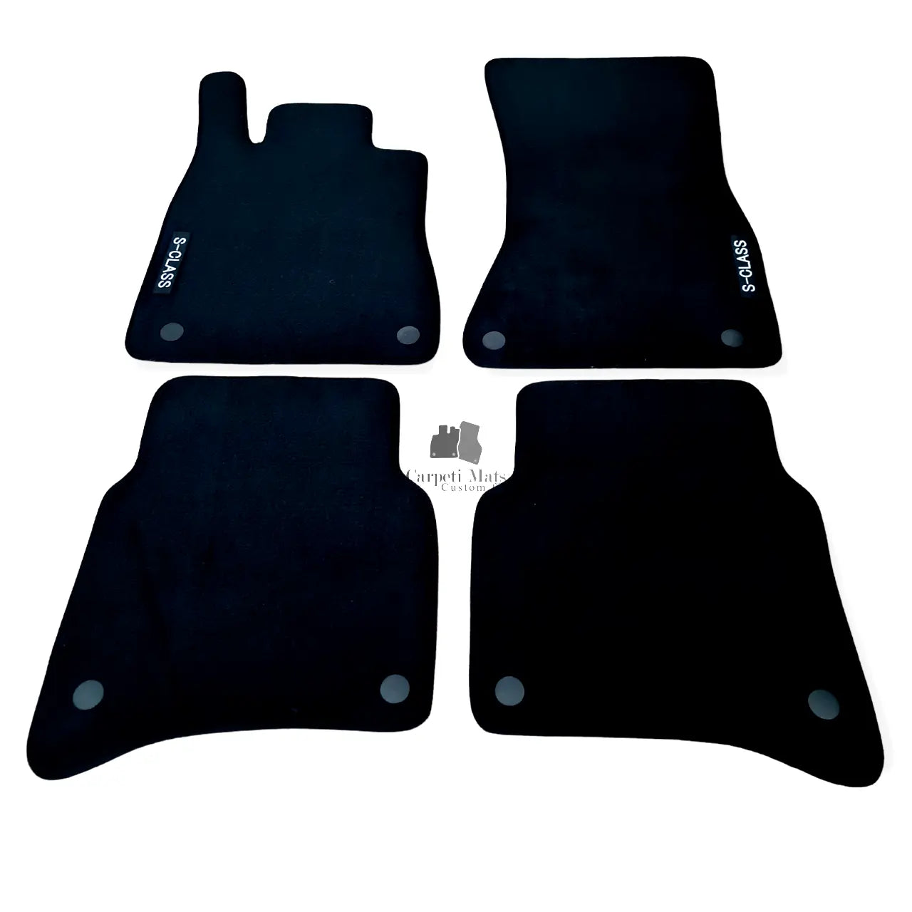 Car Floor Mats Velour For Mercedes S Class W223 Auto Liners Waterproof Black New