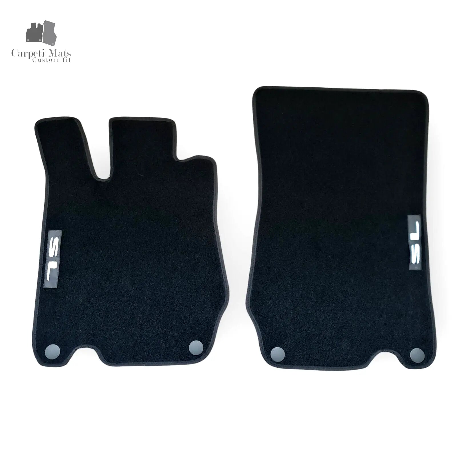 Car Floor Mats Velour For Mercedes SL R230 Waterproof Black Carpet Auto Liners