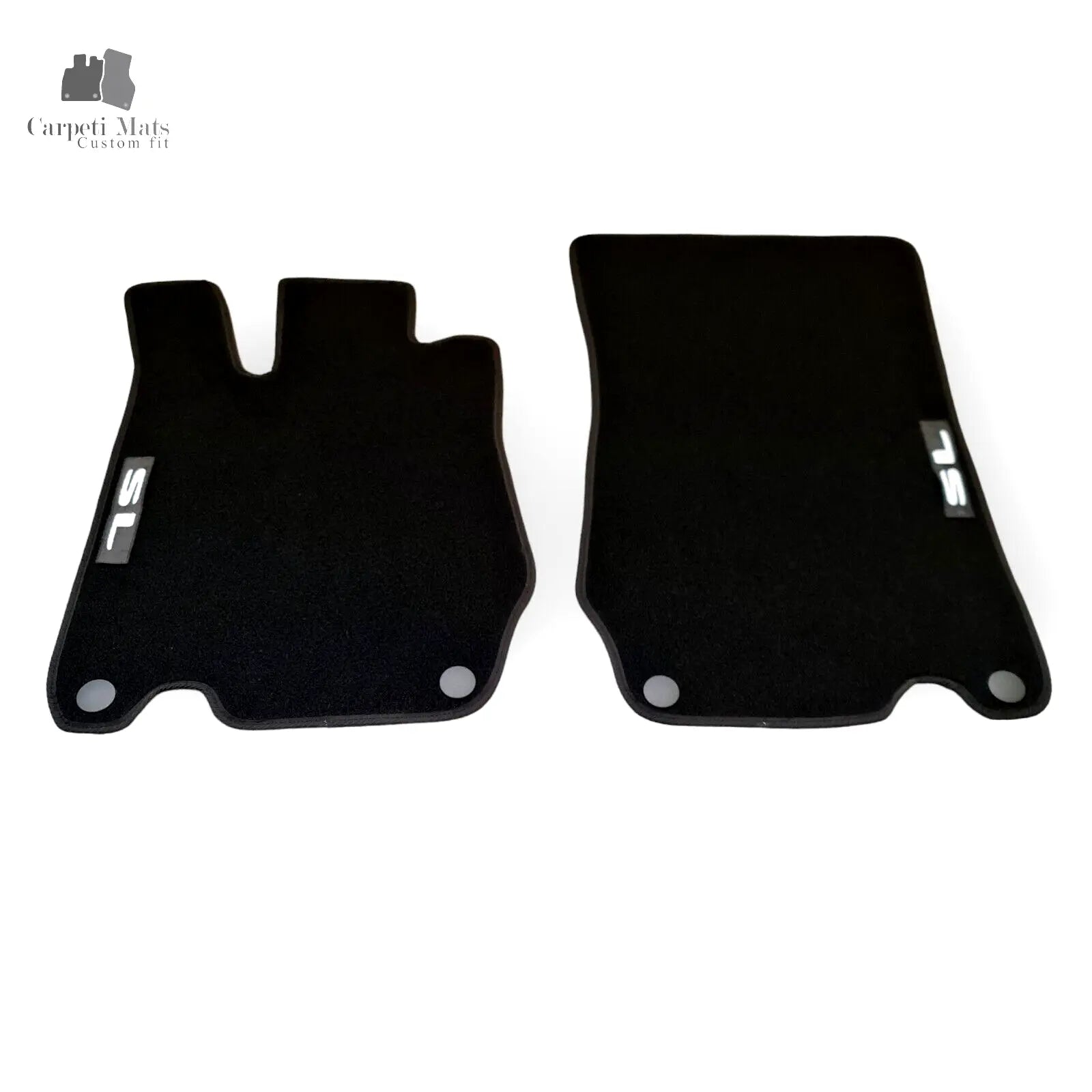 Car Floor Mats Velour For Mercedes SL R230 Waterproof Black Carpet Auto Liners