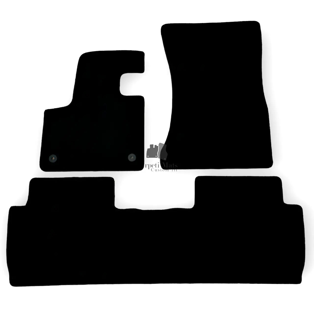 Car Floor Mats Velour For Peugeot 5008 Auto Liners Waterproof Black Carpet New