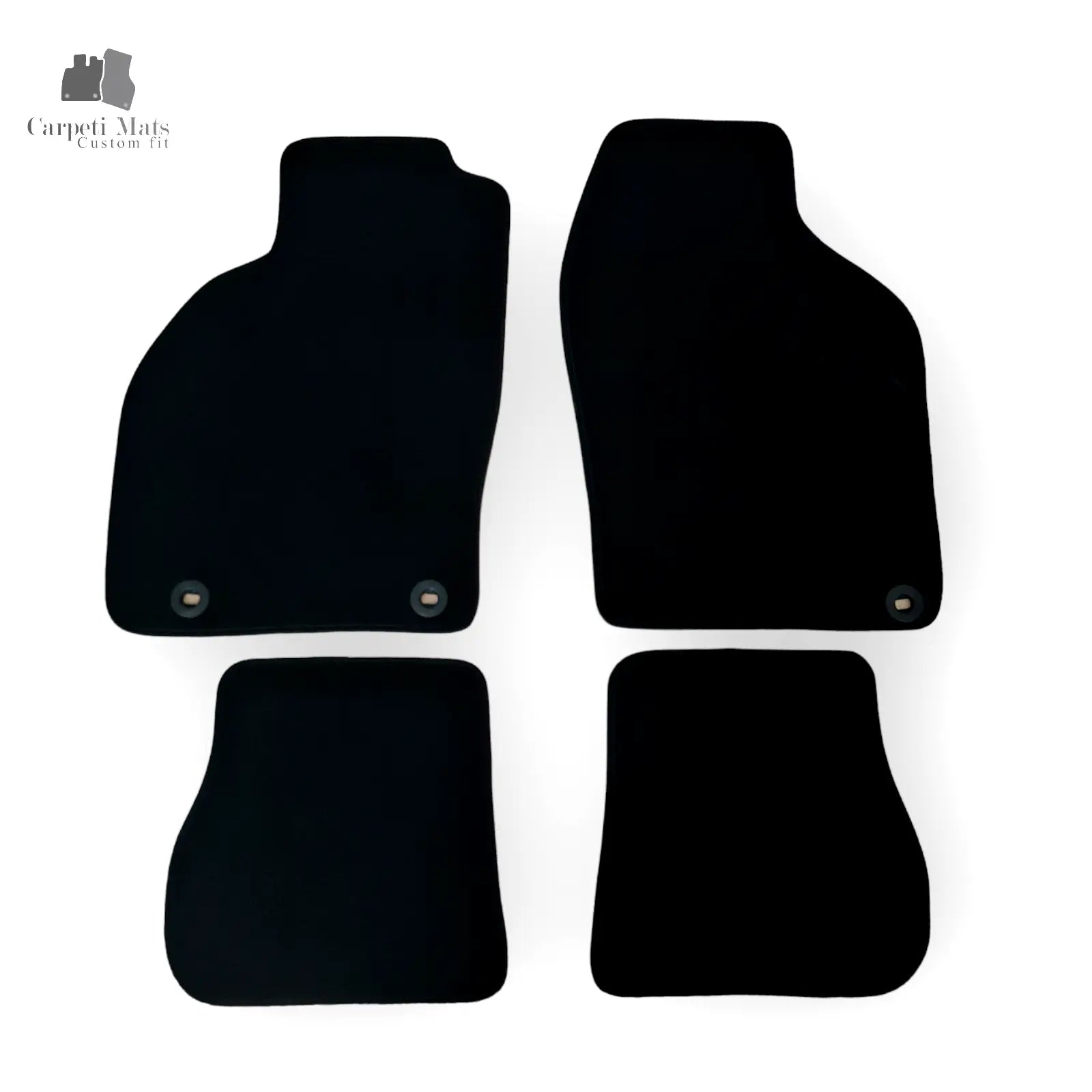 Car Floor Mats Velour For SAAB 9-3 Waterproof Black Carpet Rugs Auto Liners New