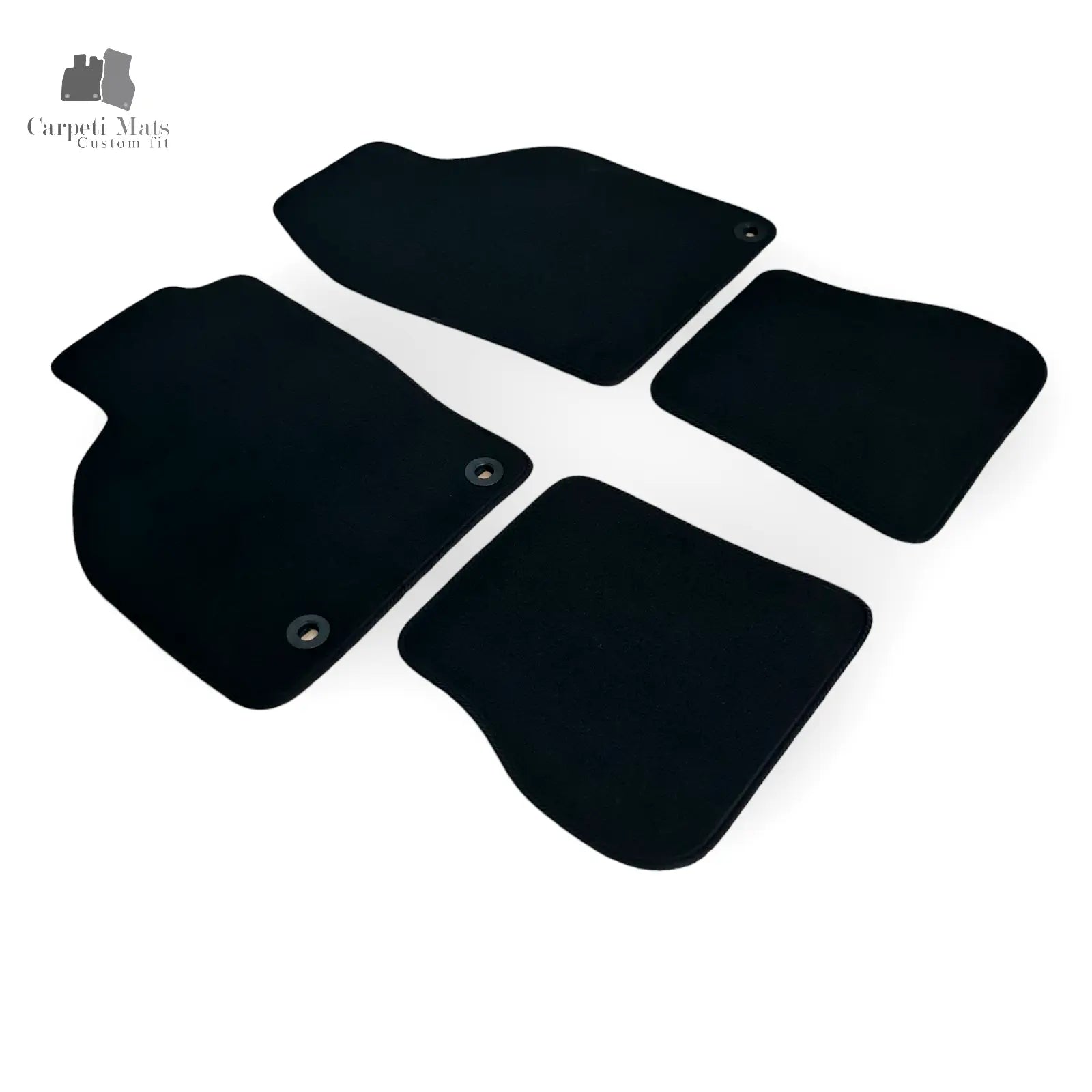 Car Floor Mats Velour For SAAB 9-3 Waterproof Black Carpet Rugs Auto Liners New