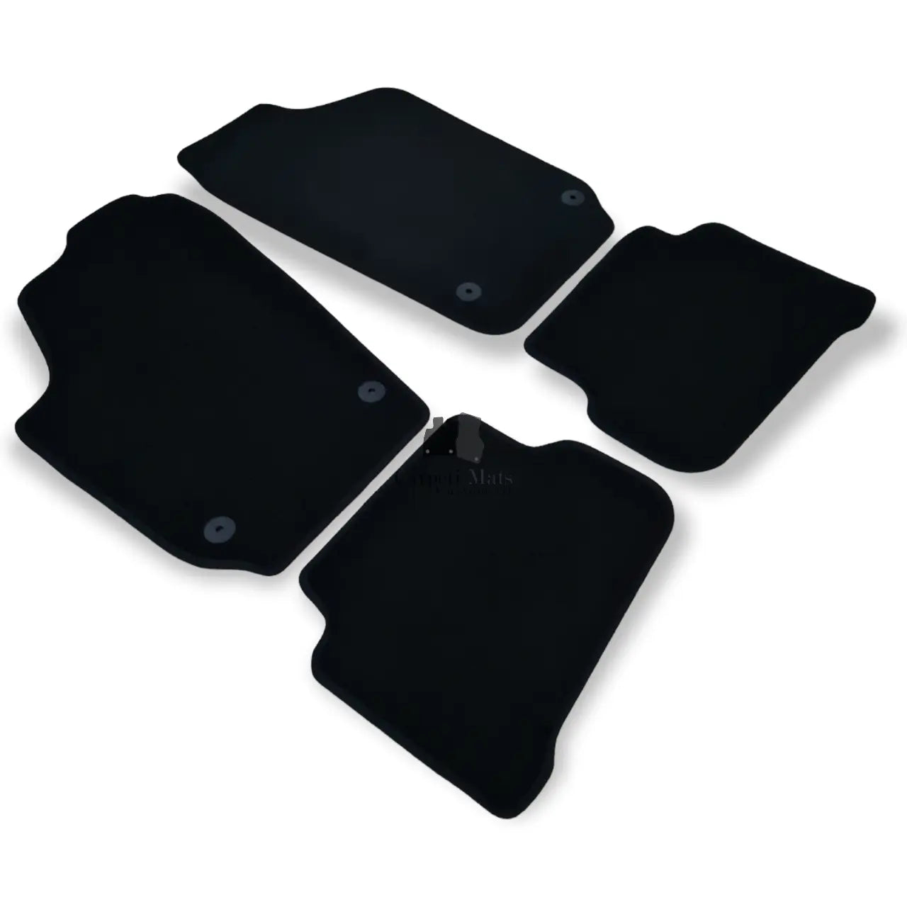 Car Floor Mats Velour For Seat Cordoba Waterproof Black Carpet Rugs Auto Liners