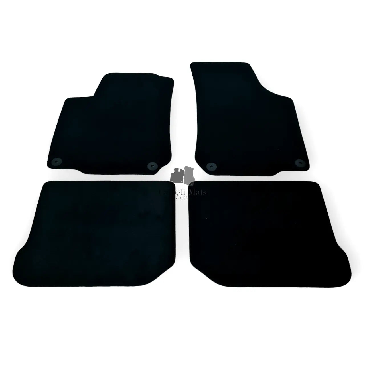 Car Floor Mats Velour For Seat Leon MK1 Waterproof Black Carpet Rugs Auto Liners