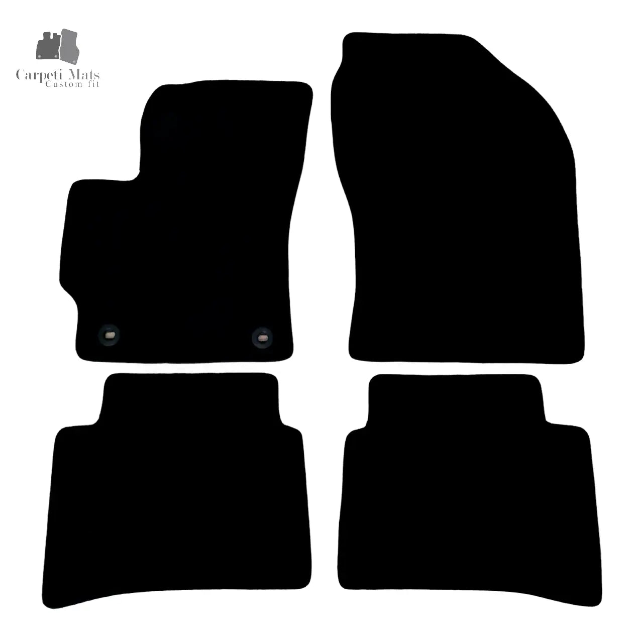 Car Floor Mats Velour For Toyota Corolla Sedan Waterproof Black Carpet Rugs New