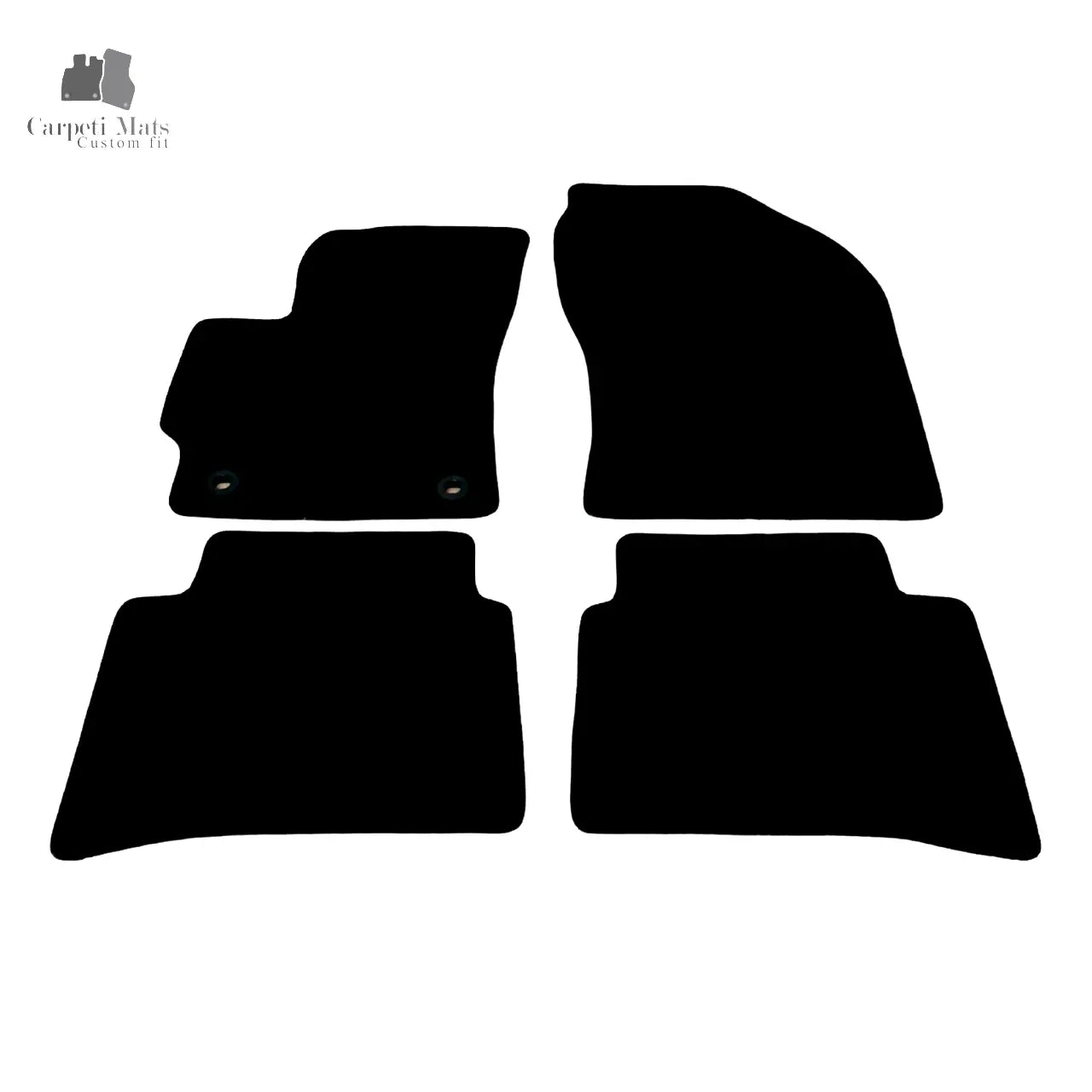 Car Floor Mats Velour For Toyota Corolla Sedan Waterproof Black Carpet Rugs New