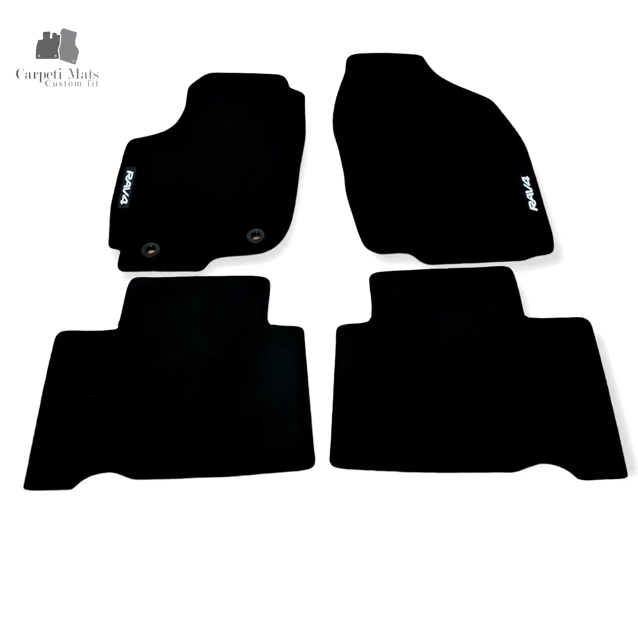 Car Floor Mats Velour For Toyota RAV 4 Waterproof Black Rugs Carpet Auto Liners